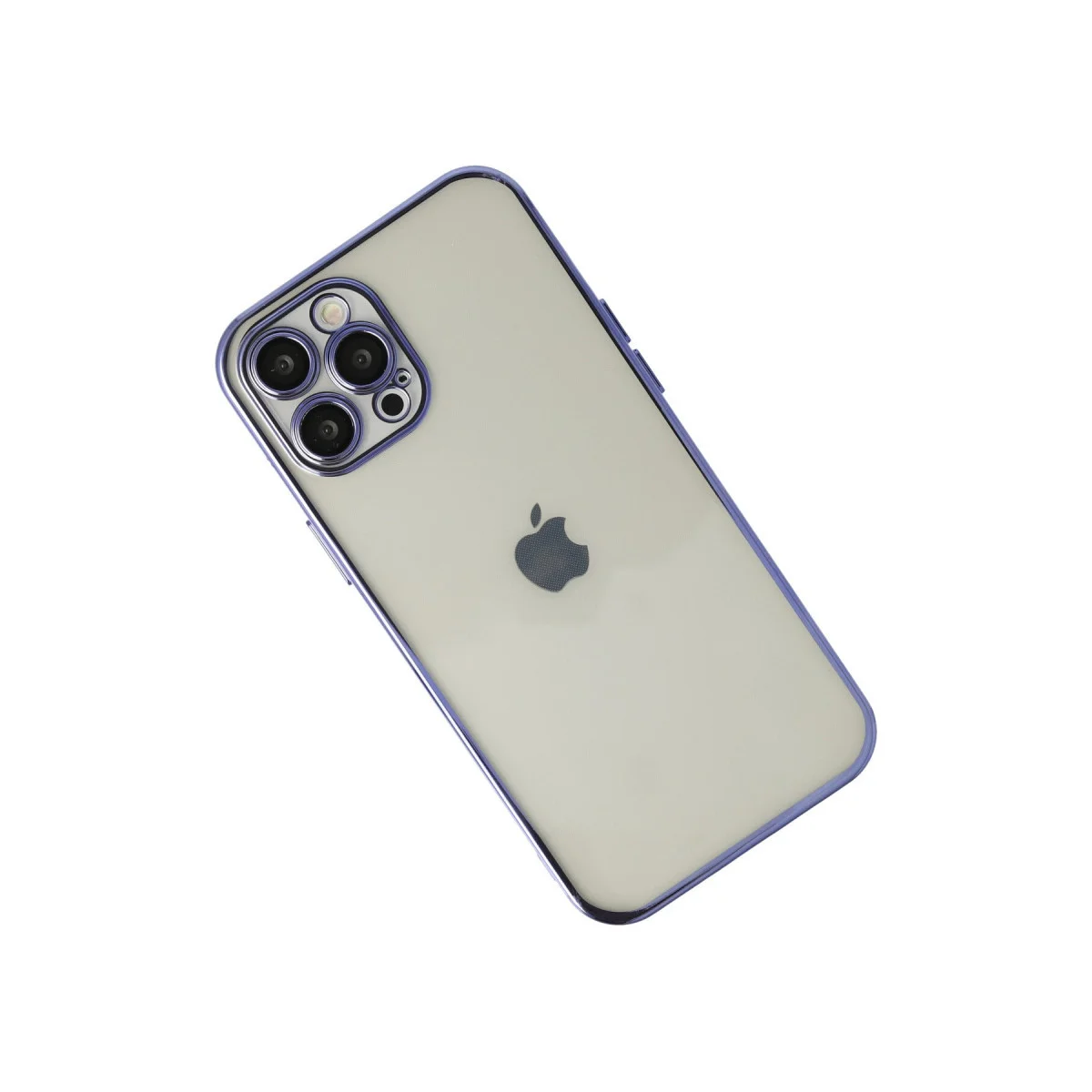 iPhone 12 Pro Razer Lensli Silikon Kılıf - Mor