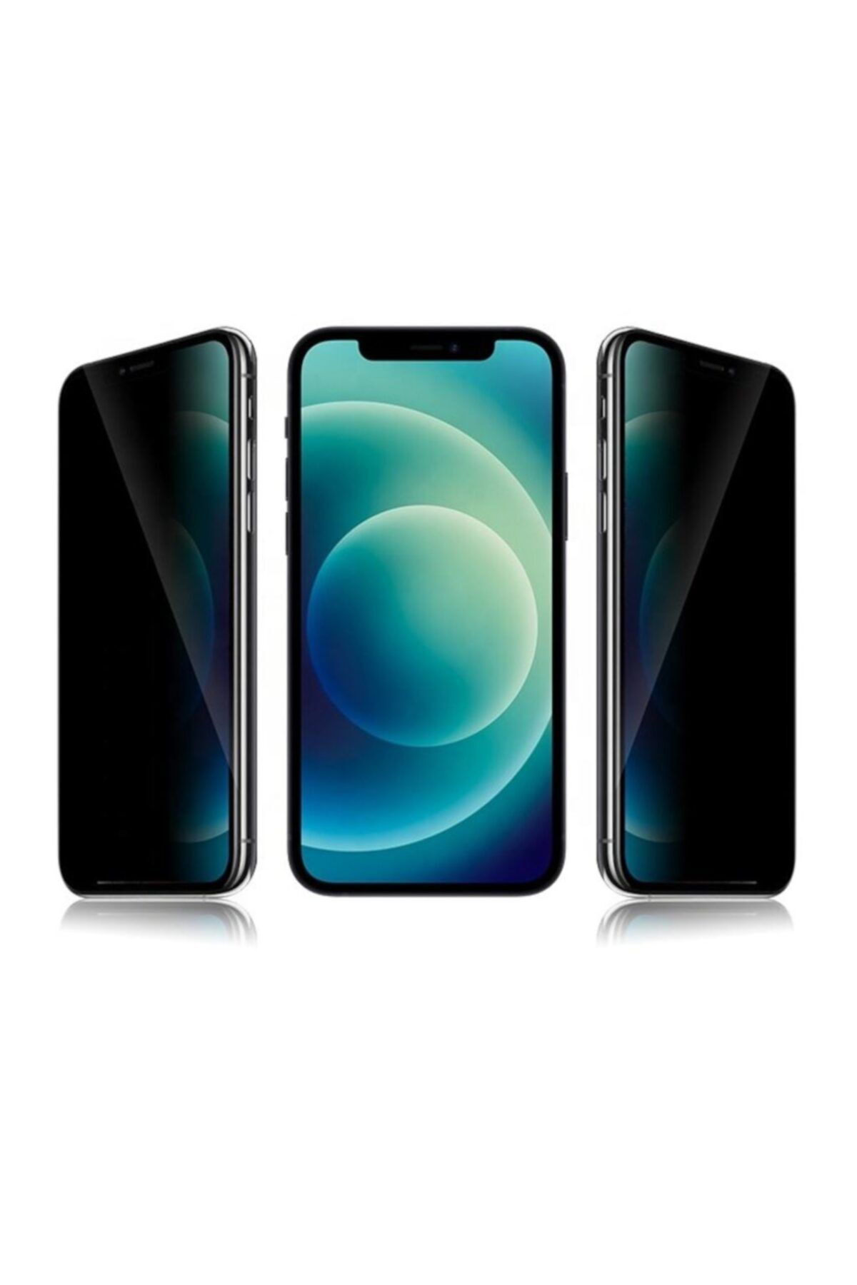 Iphone 12 Pro Siyah Gizlilik Filtreli Privacy Mat Seramik Hayalet