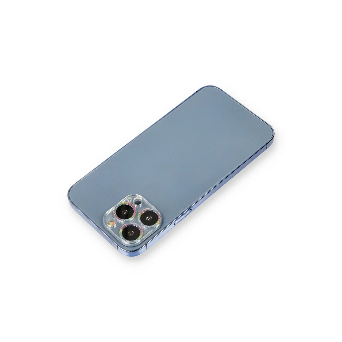 iPhone 12 Pro Shine Lens Koruyucu Cam - Rainbow Aynalı Kamera Lens Koruma