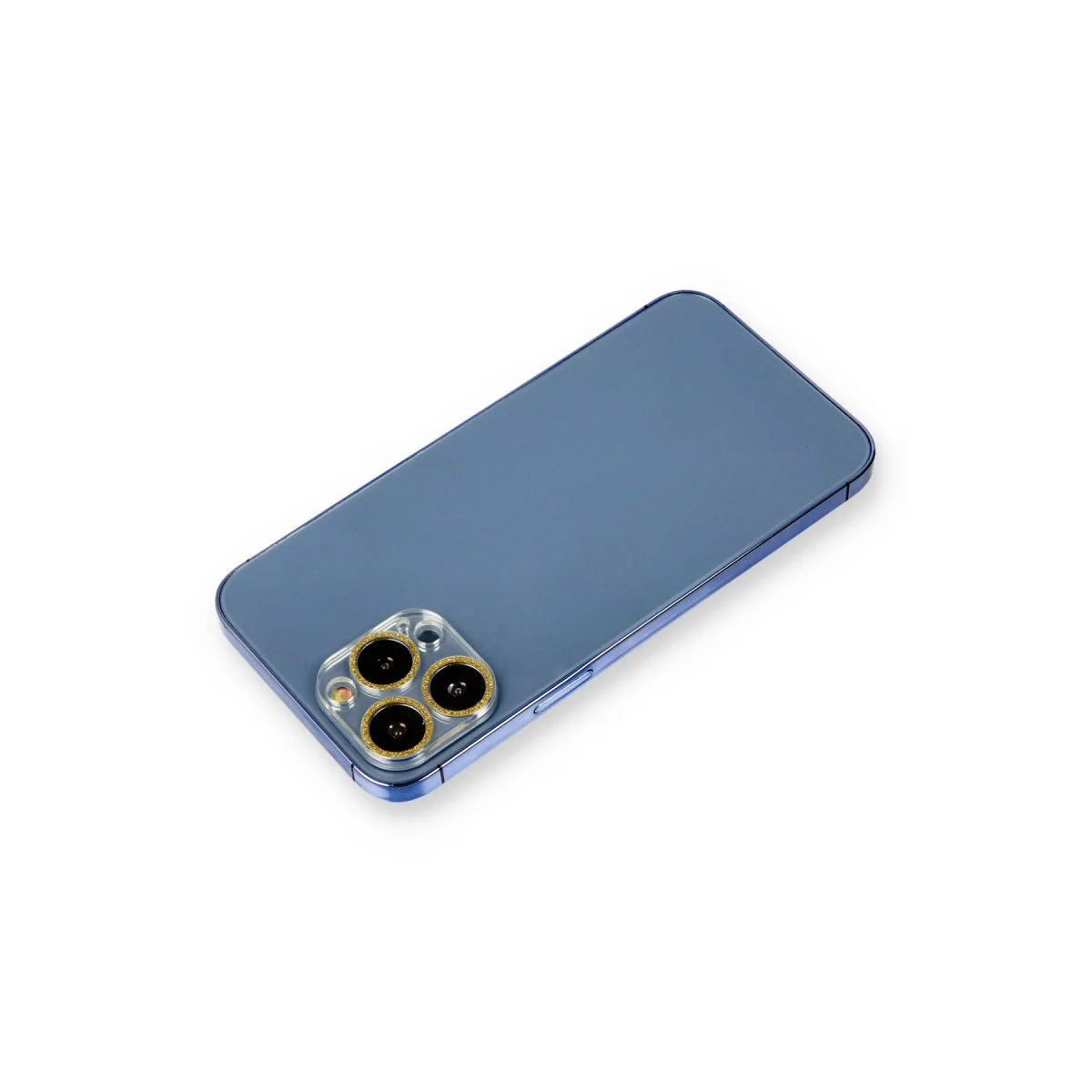 iPhone 12 Pro Shine Kamera Lens Koruması - Altın, Optik Kalite