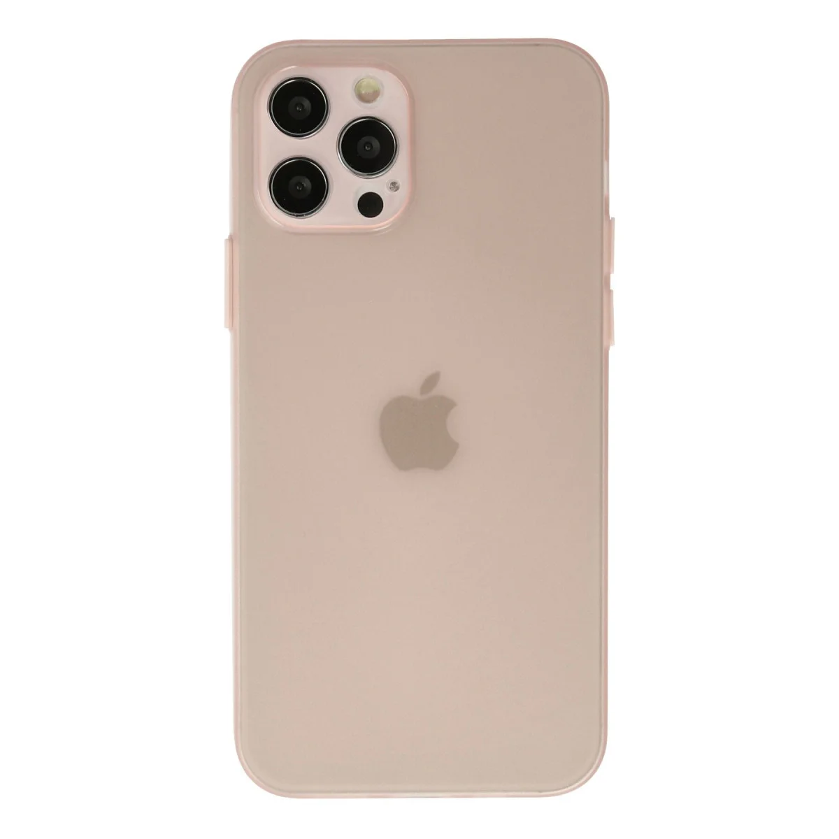 iPhone 12 Pro Silikon Kılıf Puma Pembe - Mat ve Hafif Koruma