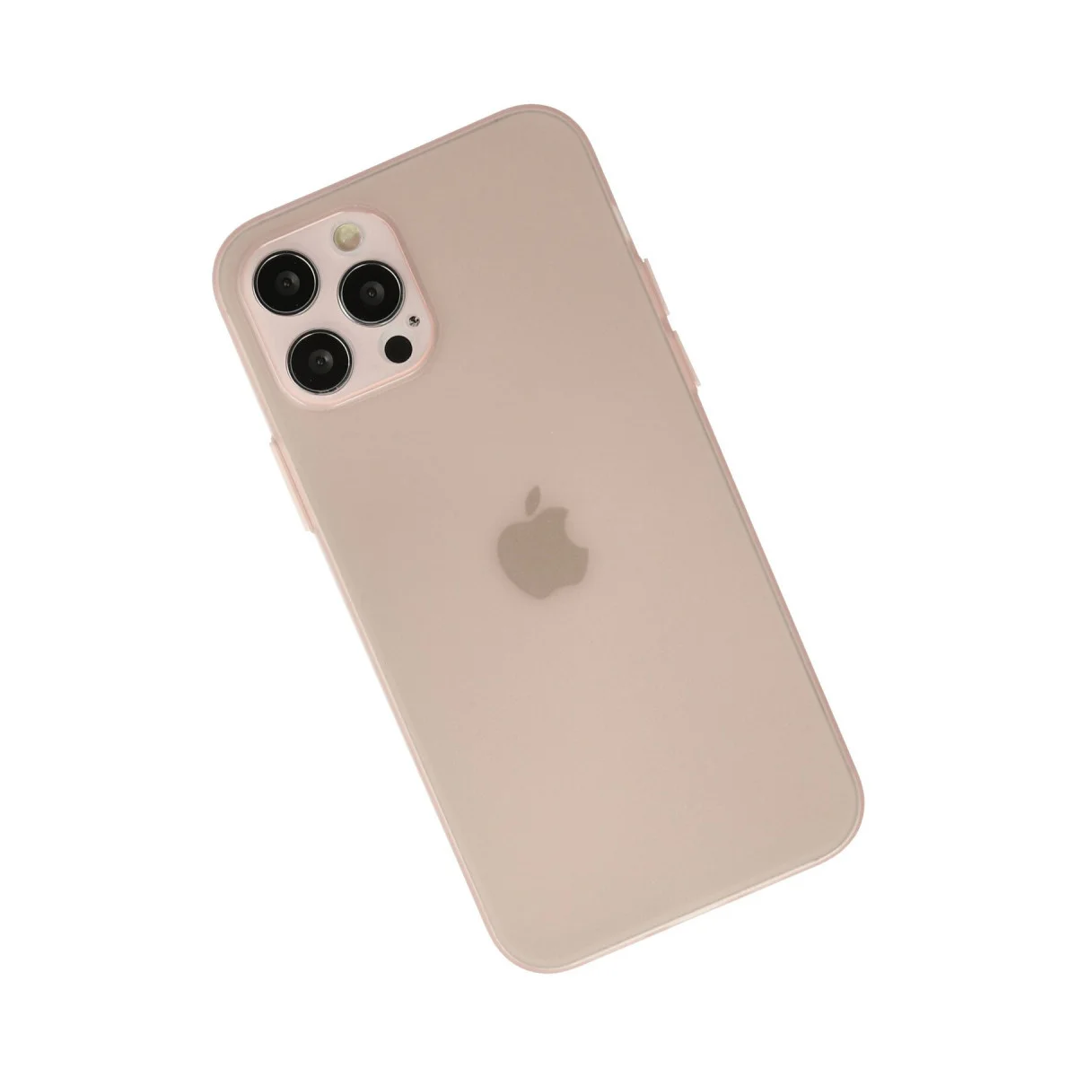 iPhone 12 Pro Silikon Kılıf Puma Pembe - Mat ve Hafif Koruma