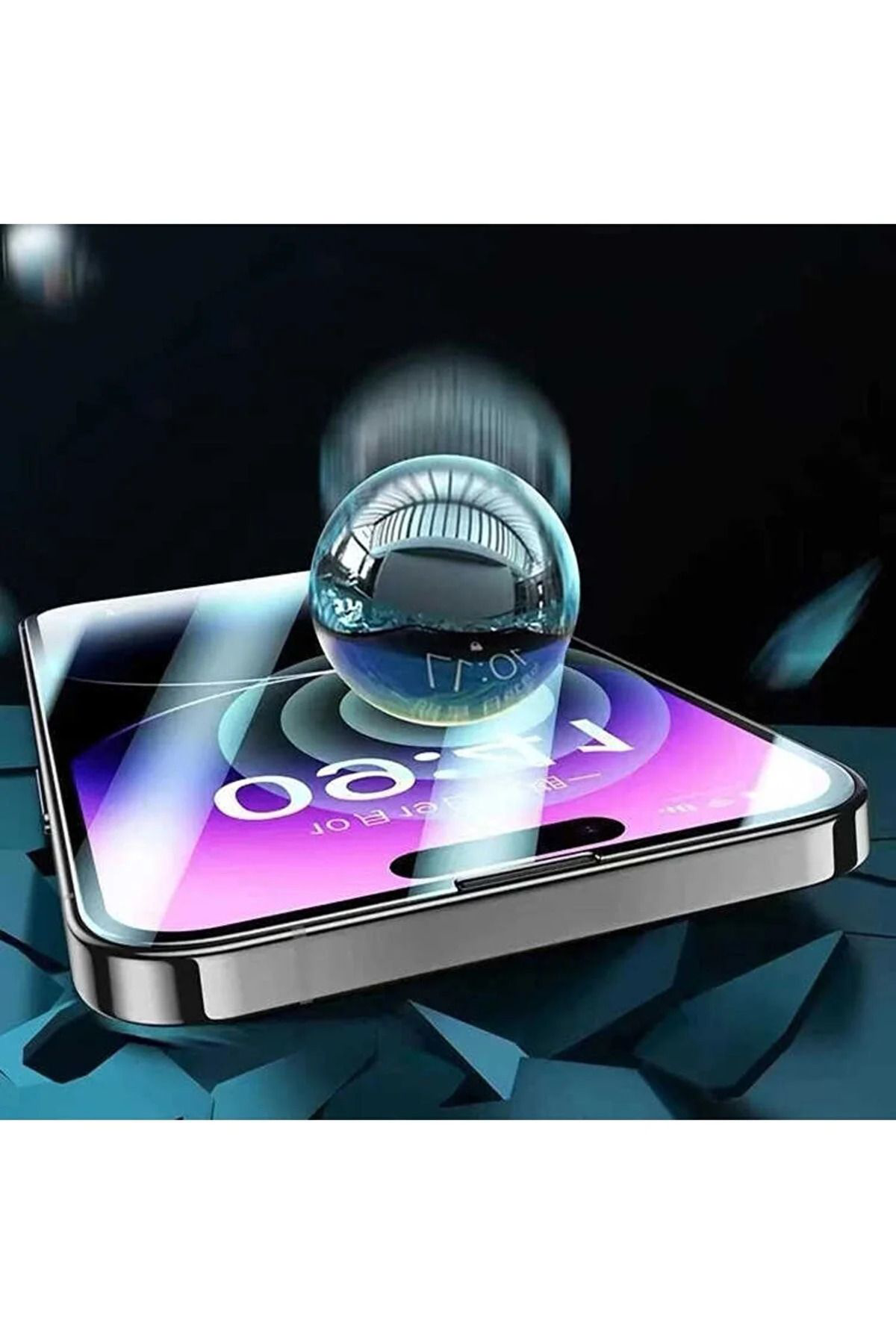 iPhone 12 Pro Uyumlu Esnek Ekran Koruyucu Kırılmaz Cam Yüksek Kal