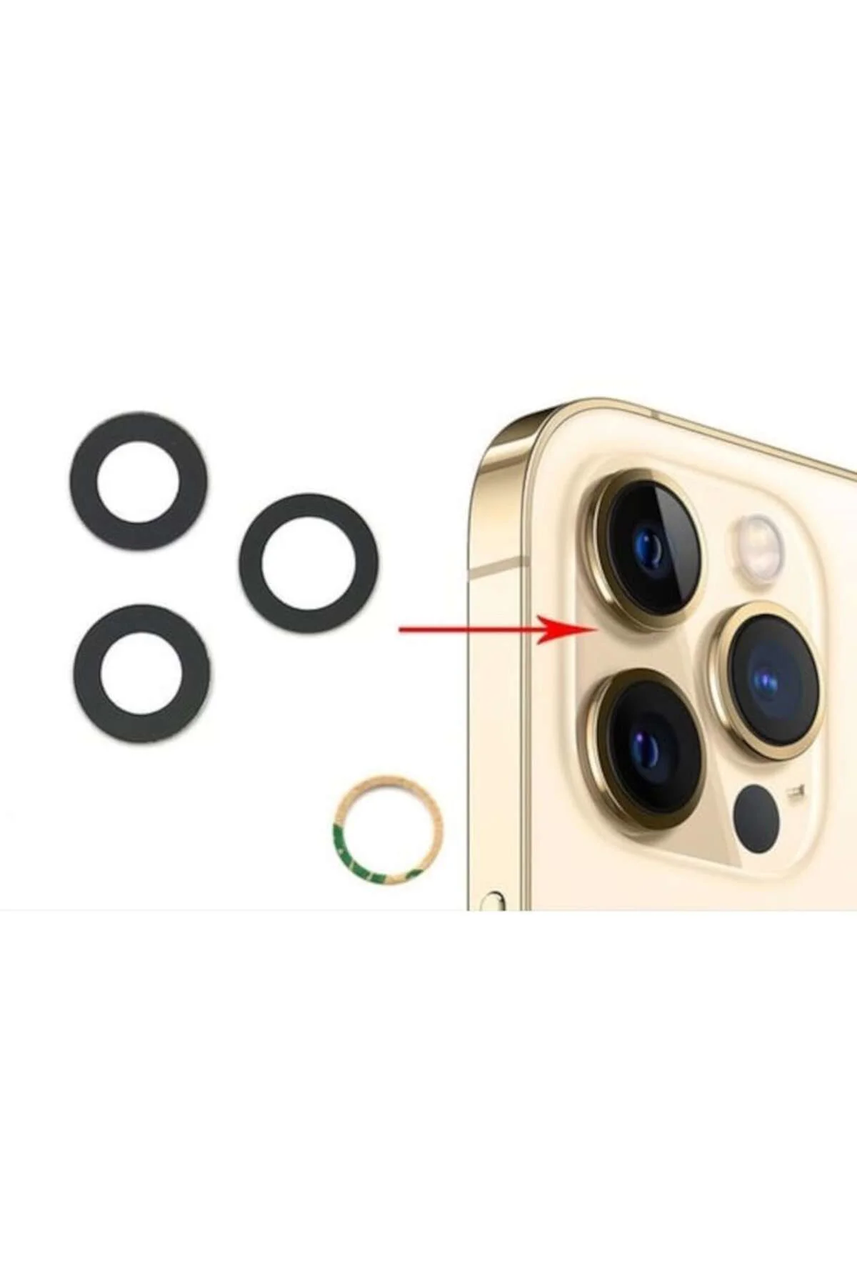 İphone 12 Pro Uyumlu Kamera Lens Camı İphone 12 Pro Uyumlu Kamera Lens Camı