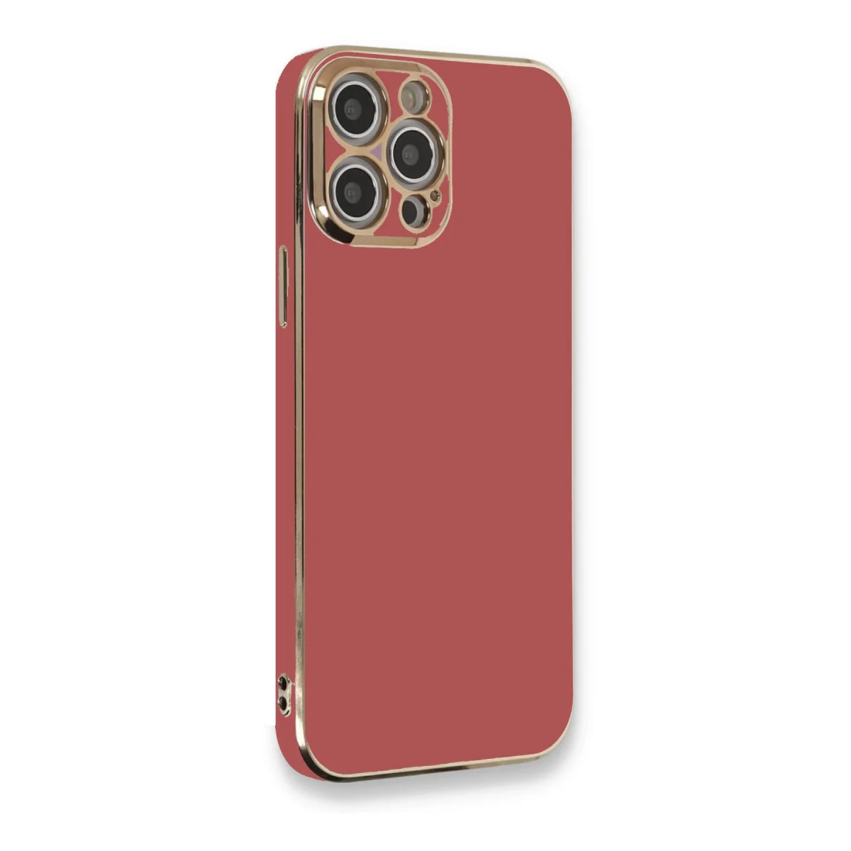 iPhone 12 Pro Volet Silikon Kılıf Kırmızı - Premium Koruma ve Şık Tasarım