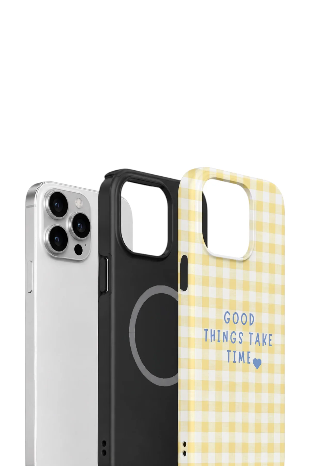 iPhone 12 Pro Vorian Çift Katmanlı MagSafe Kılıf Good Things Gingham