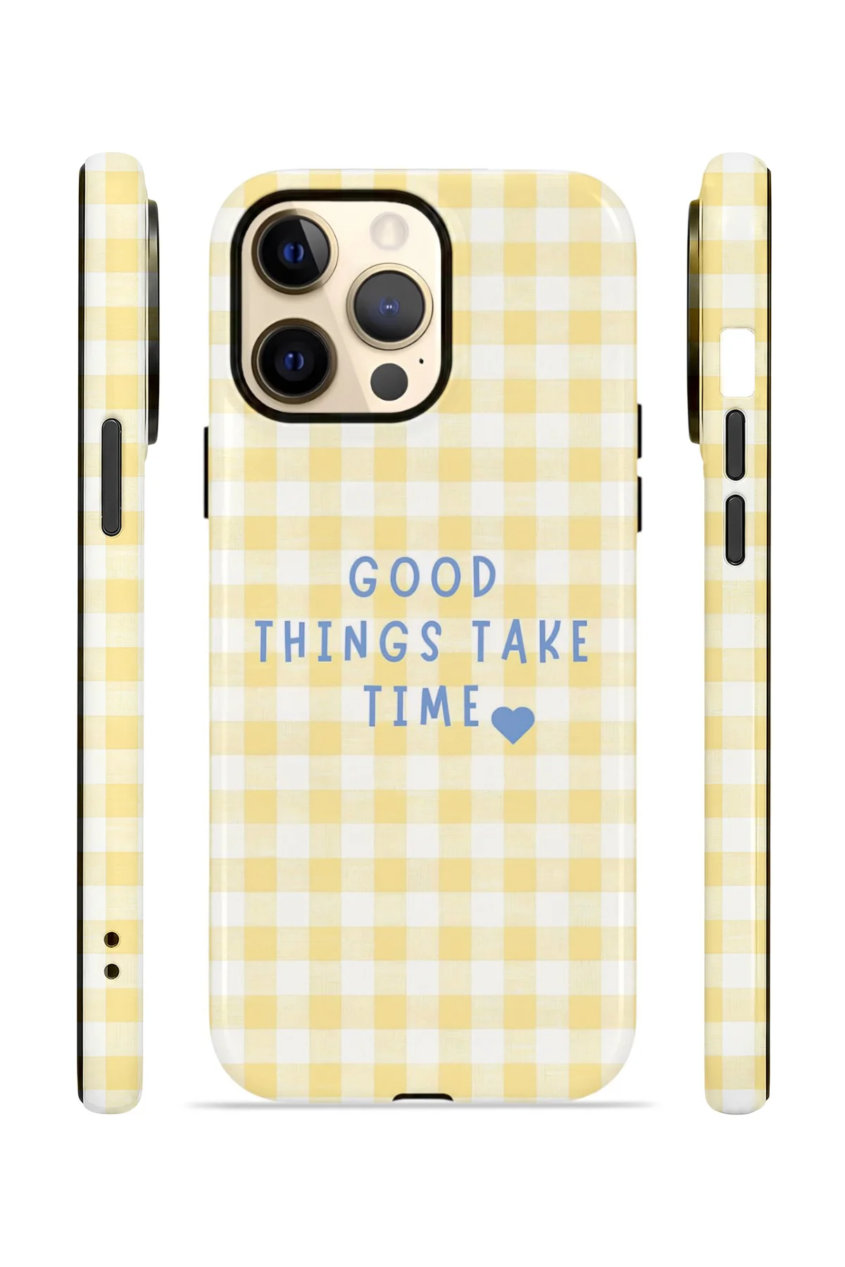 iPhone 12 Pro Vorian Çift Katmanlı MagSafe Kılıf Good Things Gingham