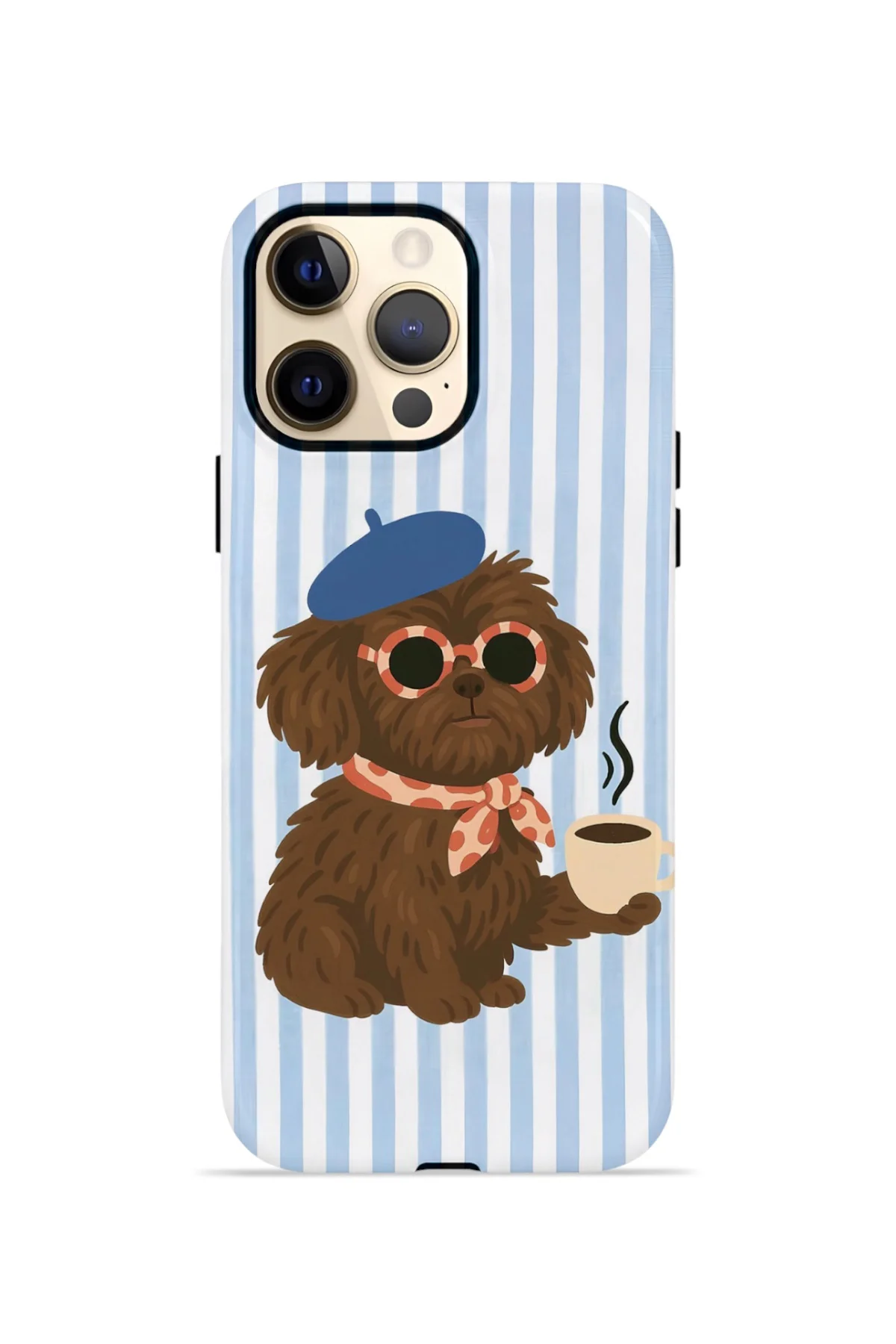 iPhone 12 Pro Vorian Yough Kılıf Cafe Dog Riviera