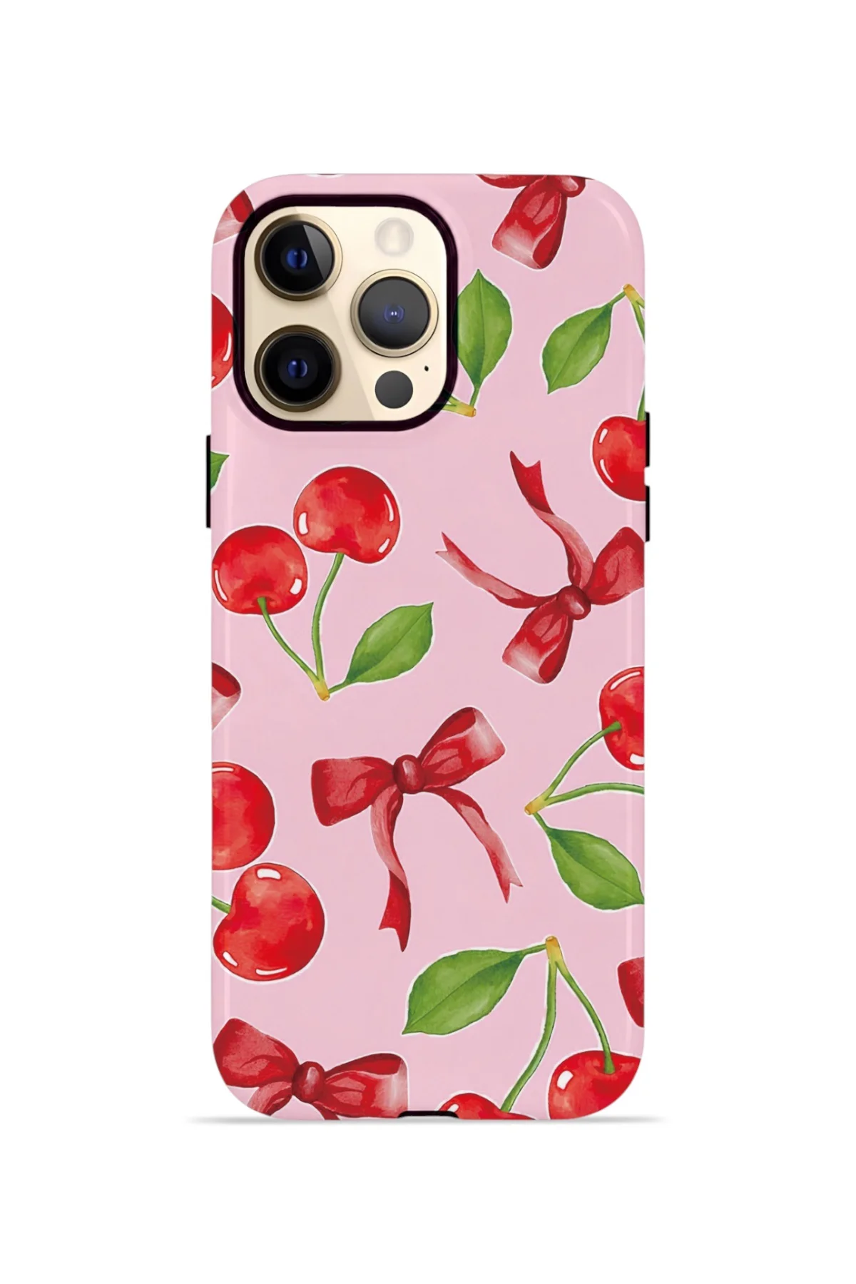 iPhone 12 Pro Vorian Yough Kılıf Cherry Ribbon Garden