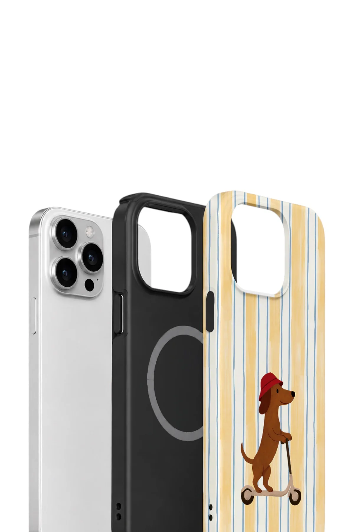 iPhone 12 Pro Vorian Çift Katmanlı MagSafe Kılıf Dachshund Riviera