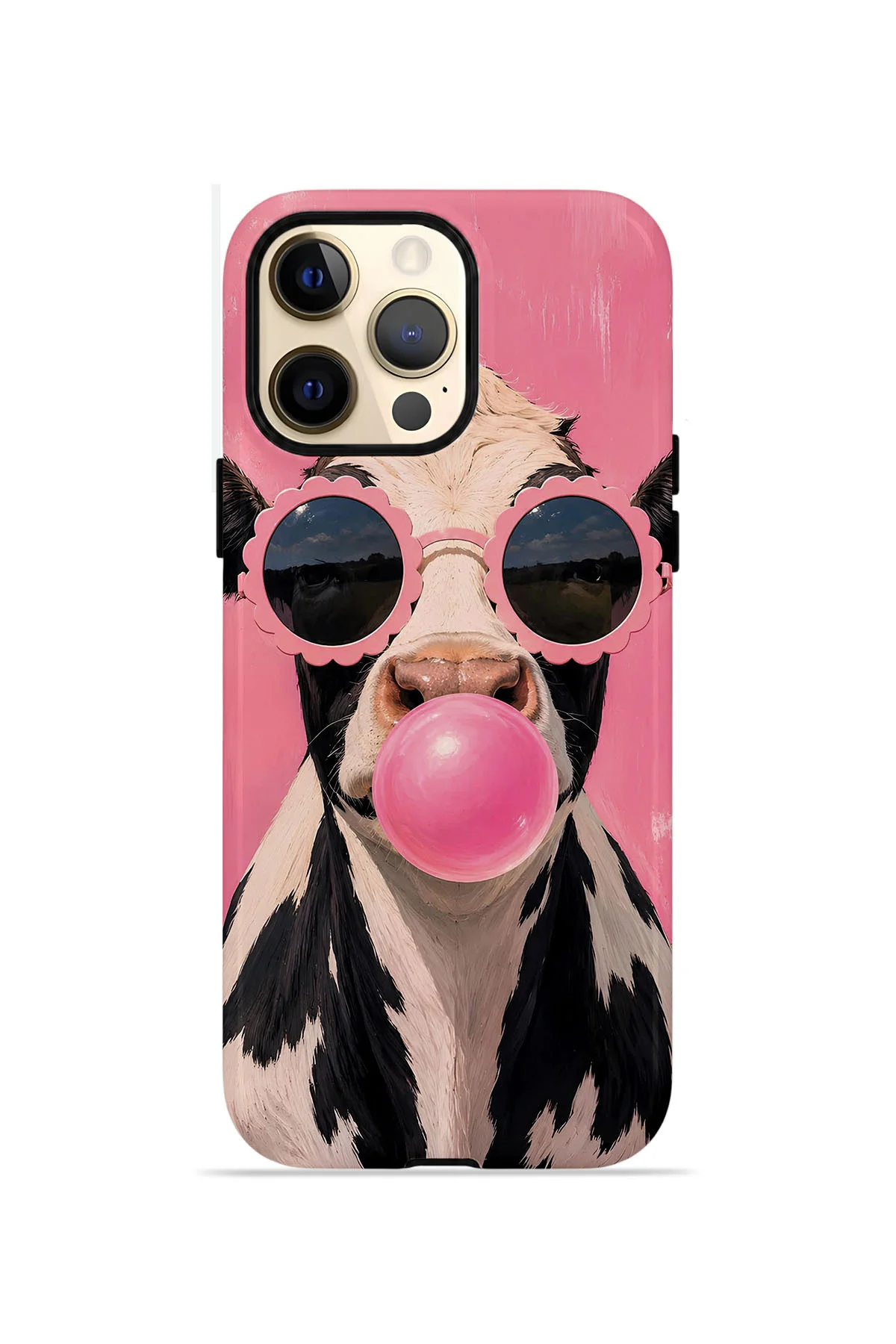 iPhone 12 Pro Vorian Çift Katmanlı MagSafe Kılıf Bubblegum Cow iPhone 12 Pro Vorian Çift Katmanlı MagSafe Kılıf Bubblegum Cow