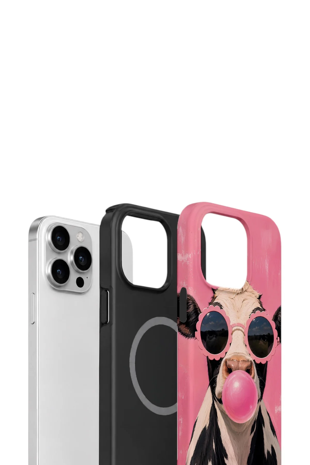 iPhone 12 Pro Vorian Çift Katmanlı MagSafe Kılıf Bubblegum Cow iPhone 12 Pro Vorian Çift Katmanlı MagSafe Kılıf Bubblegum Cow
