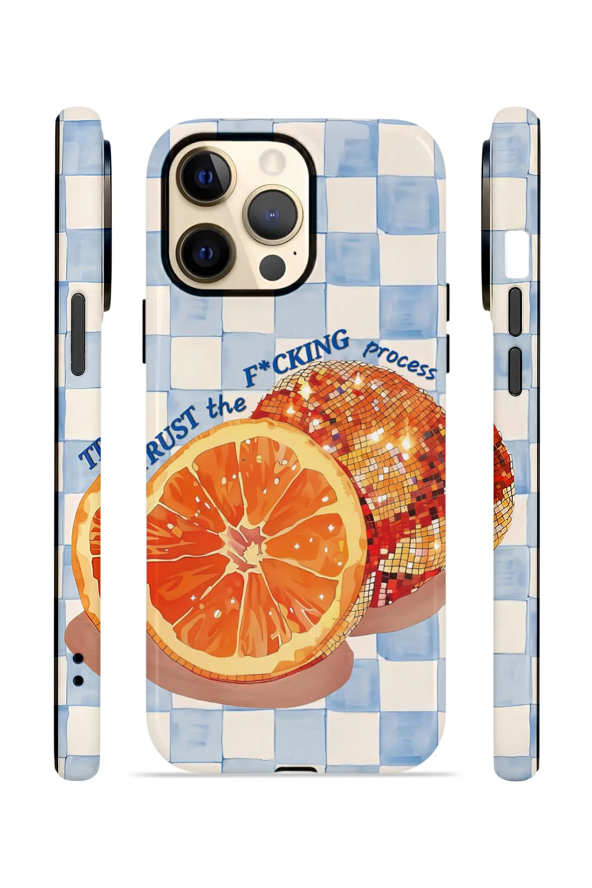 iPhone 12 Pro Vorian Yough Magsafe Kılıf Orange Press Collage