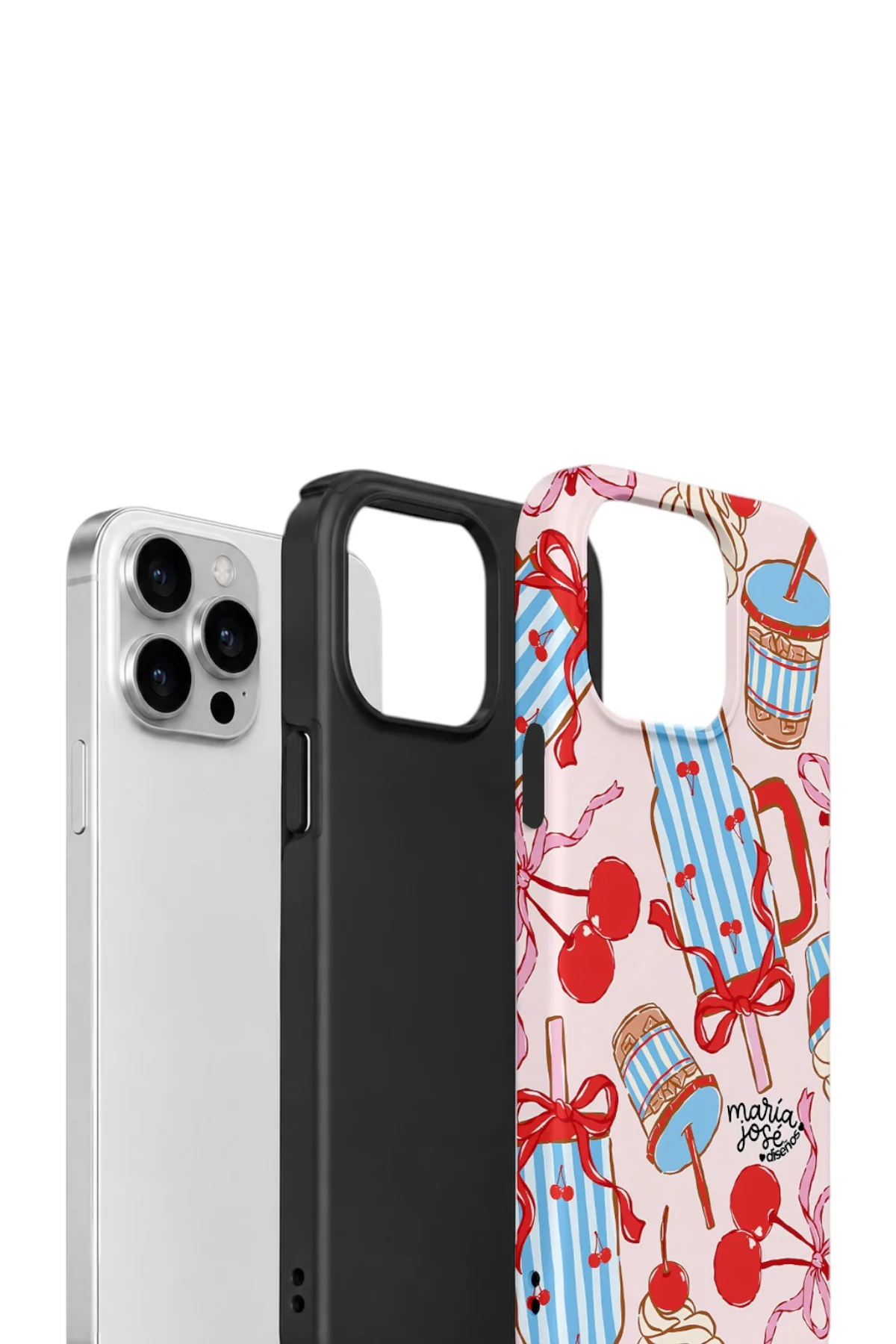 iPhone 12 Pro Vorian Çift Katmanlı Kılıf Dolce Cherry Picnic