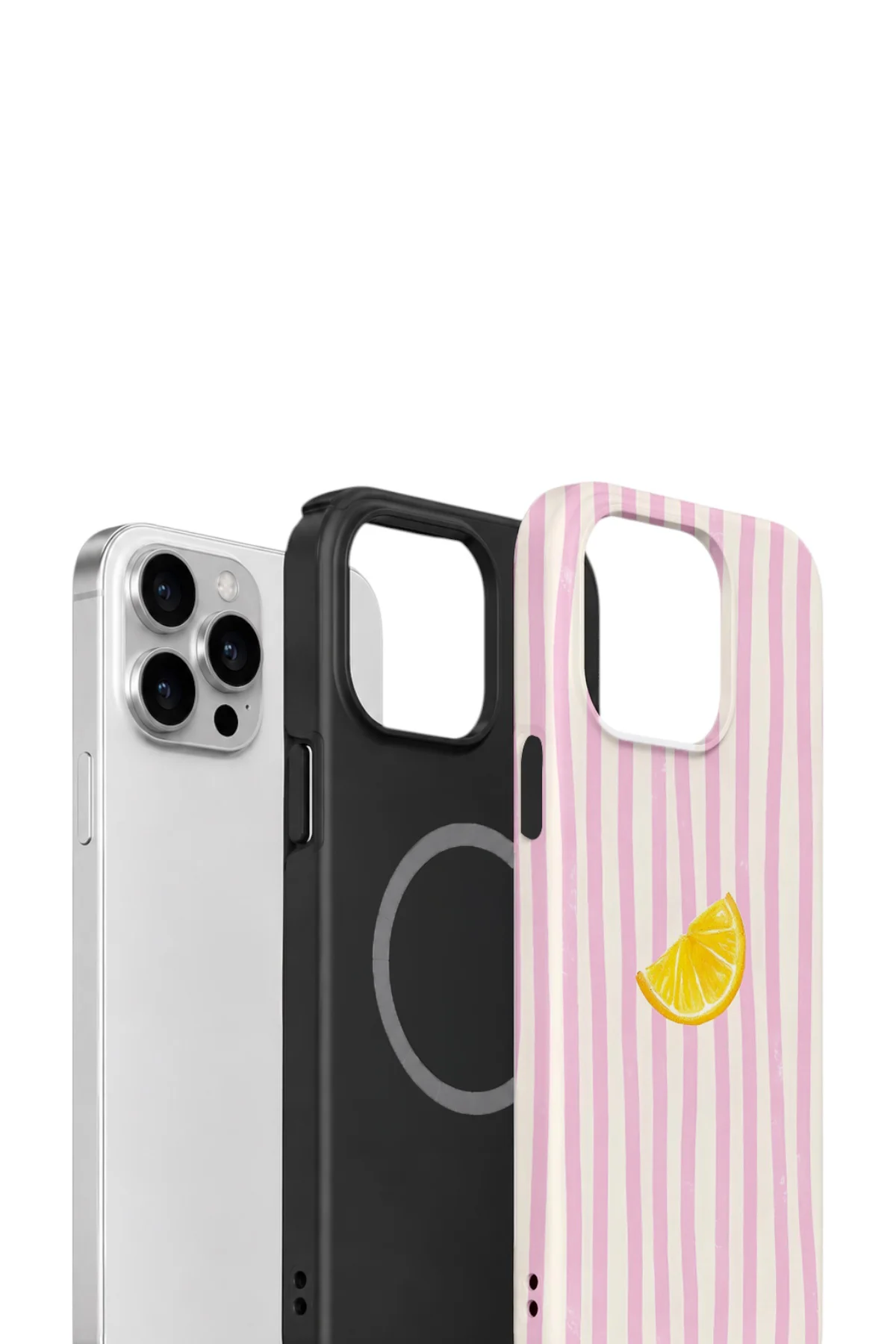 iPhone 12 Pro Vorian Yough Magsafe Kılıf Pink Lemon Drop