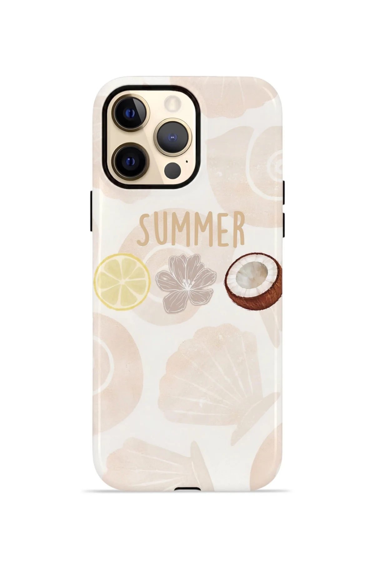 iPhone 12 Pro Vorian Çift Katmanlı MagSafe Kılıf Coconut Summer Notes