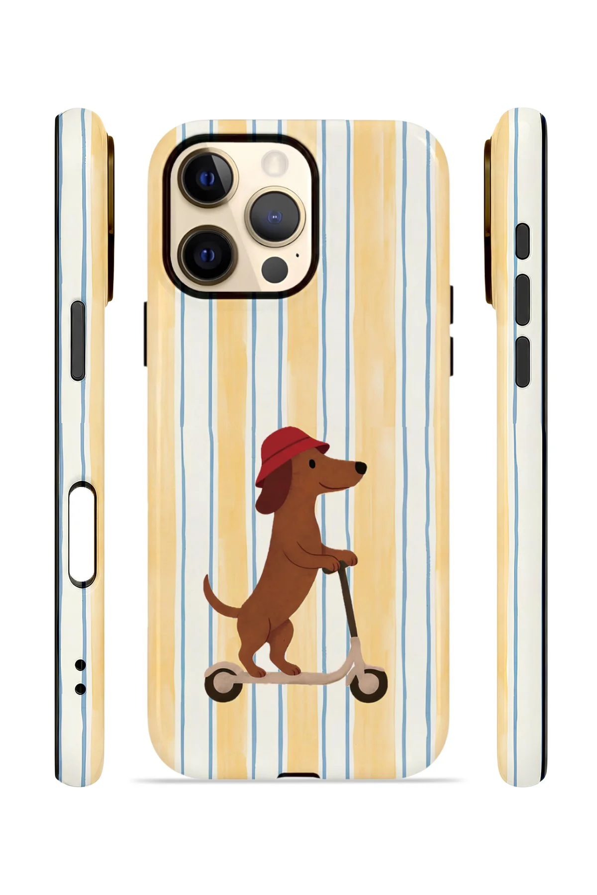 iPhone 12 Pro Vorian Çift Katmanlı MagSafe Kılıf Dachshund Riviera
