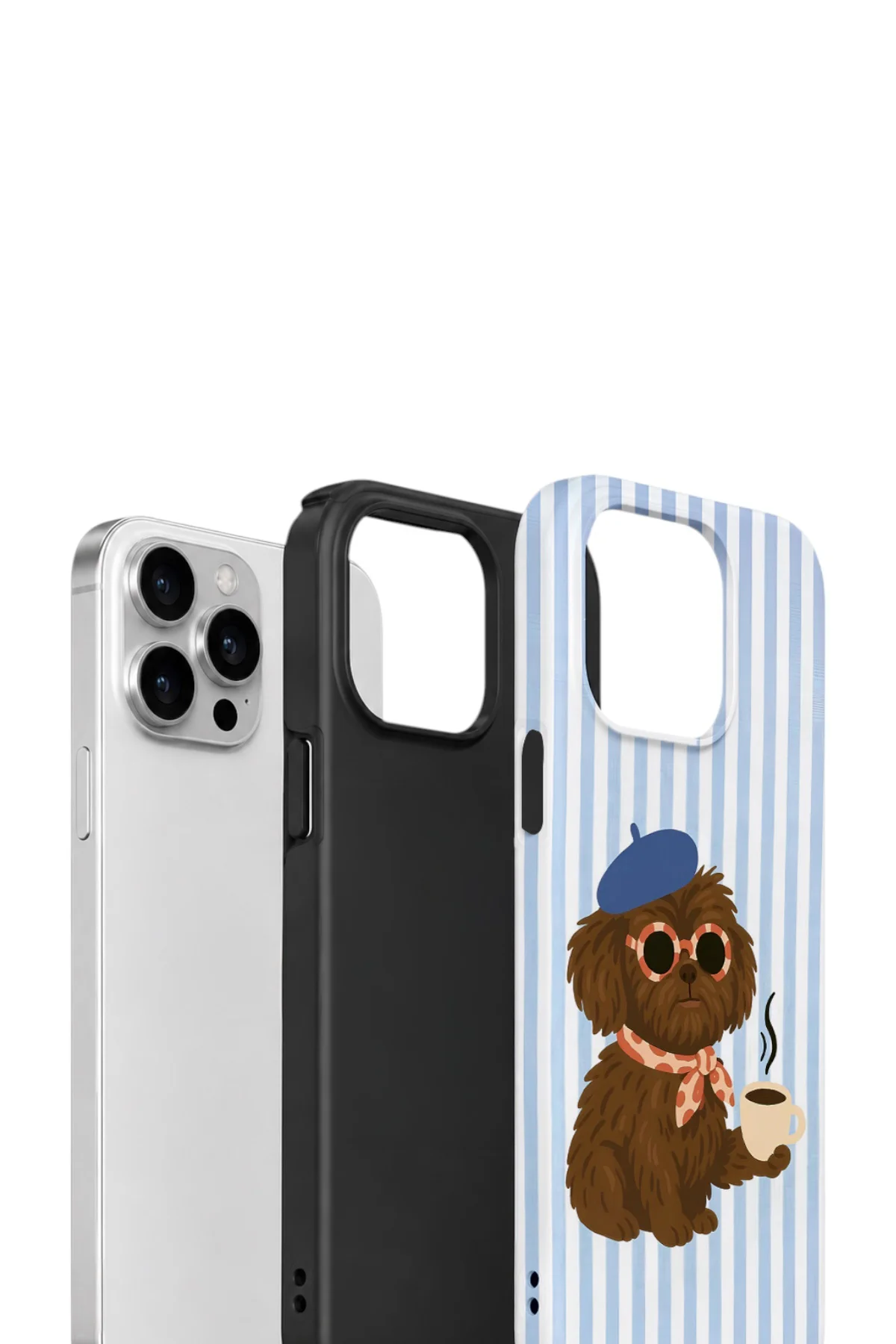 iPhone 12 Pro Vorian Yough Kılıf Cafe Dog Riviera