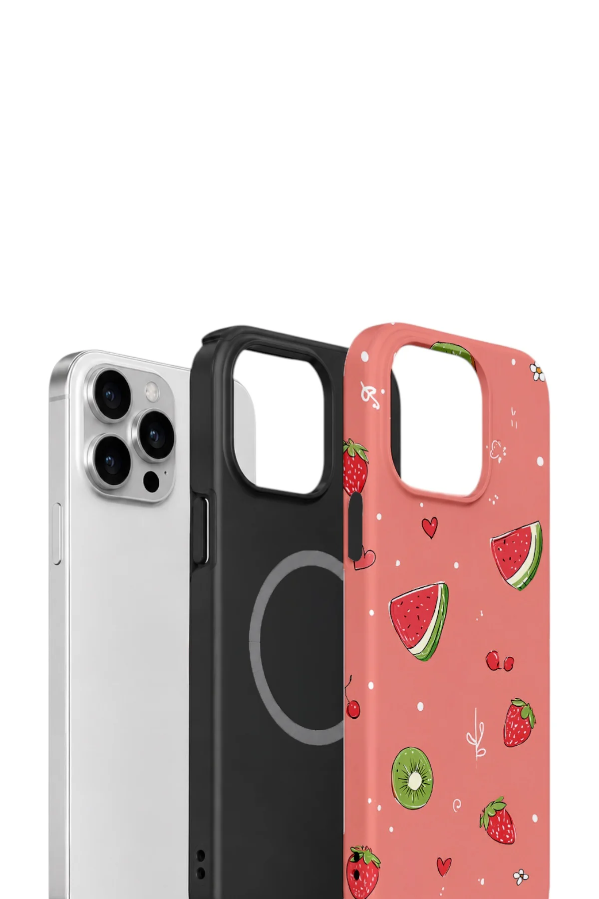 iPhone 12 Pro Vorian Çift Katmanlı MagSafe Kılıf Summer Fruit Crush