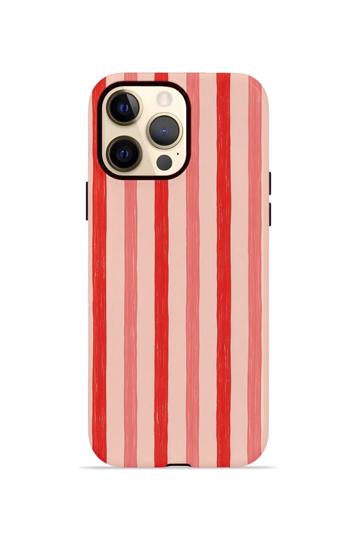 iPhone 12 Pro Vorian Yough Kılıf Coral Cream Stripe
