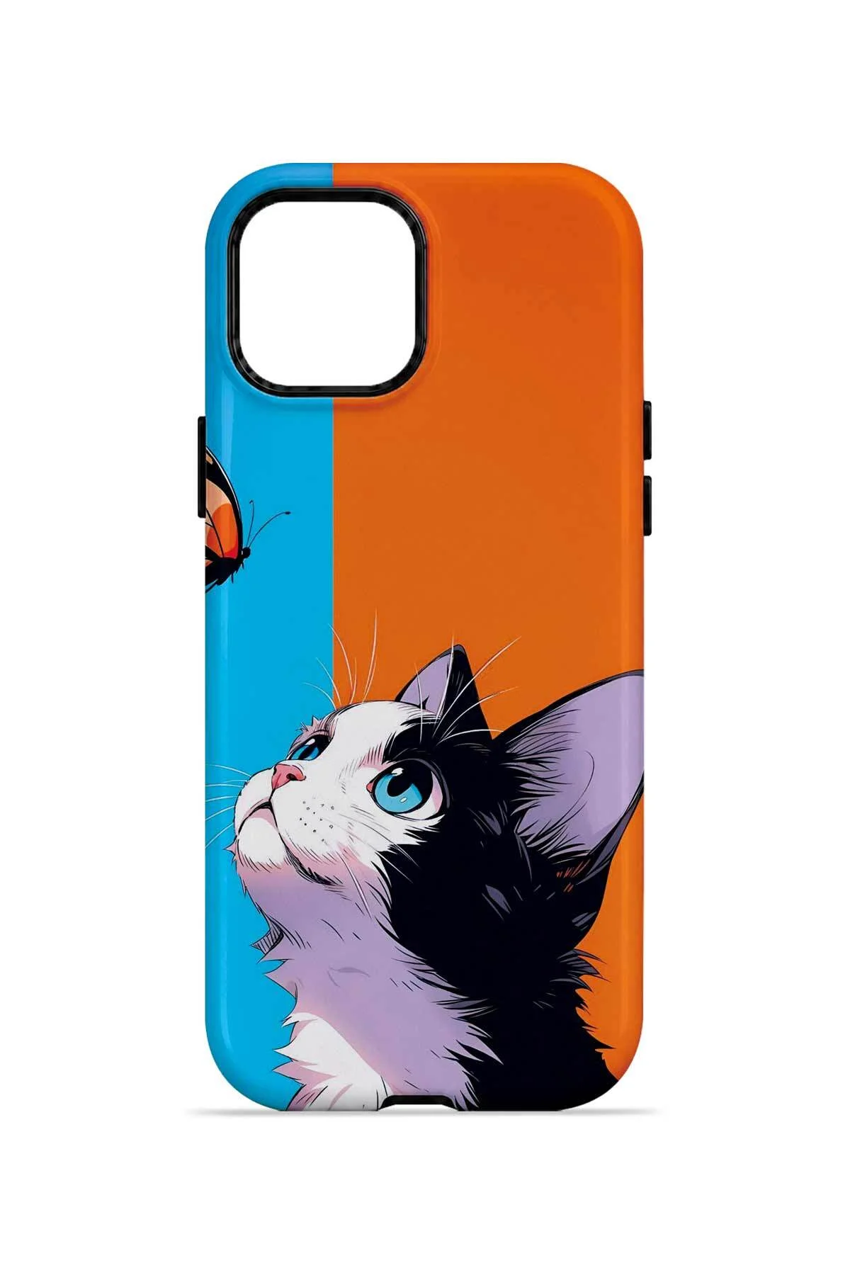 iPhone 12 Pro Vorian Çift Katmanlı Kelebekli Kılıf iPhone 12 Pro Vorian Çift Katmanlı Kelebekli Kılıf - Görsel 4