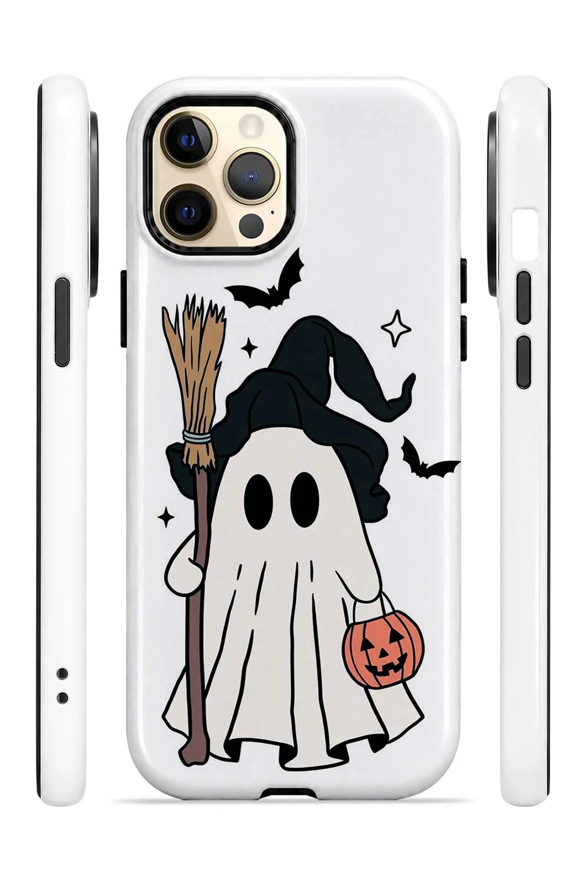 iPhone 12 Pro Vorian Çift Katmanlı Little Witch Ghost Kılıf - Görsel 3