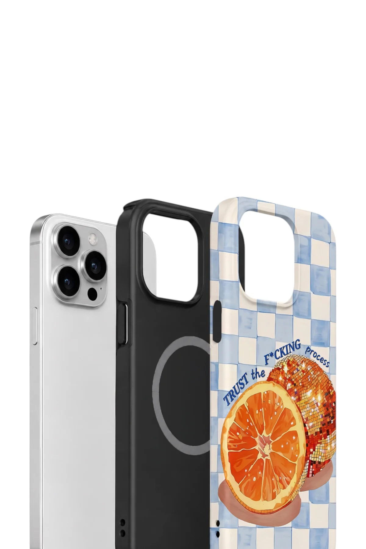 iPhone 12 Pro Vorian Yough Magsafe Kılıf Orange Press Collage