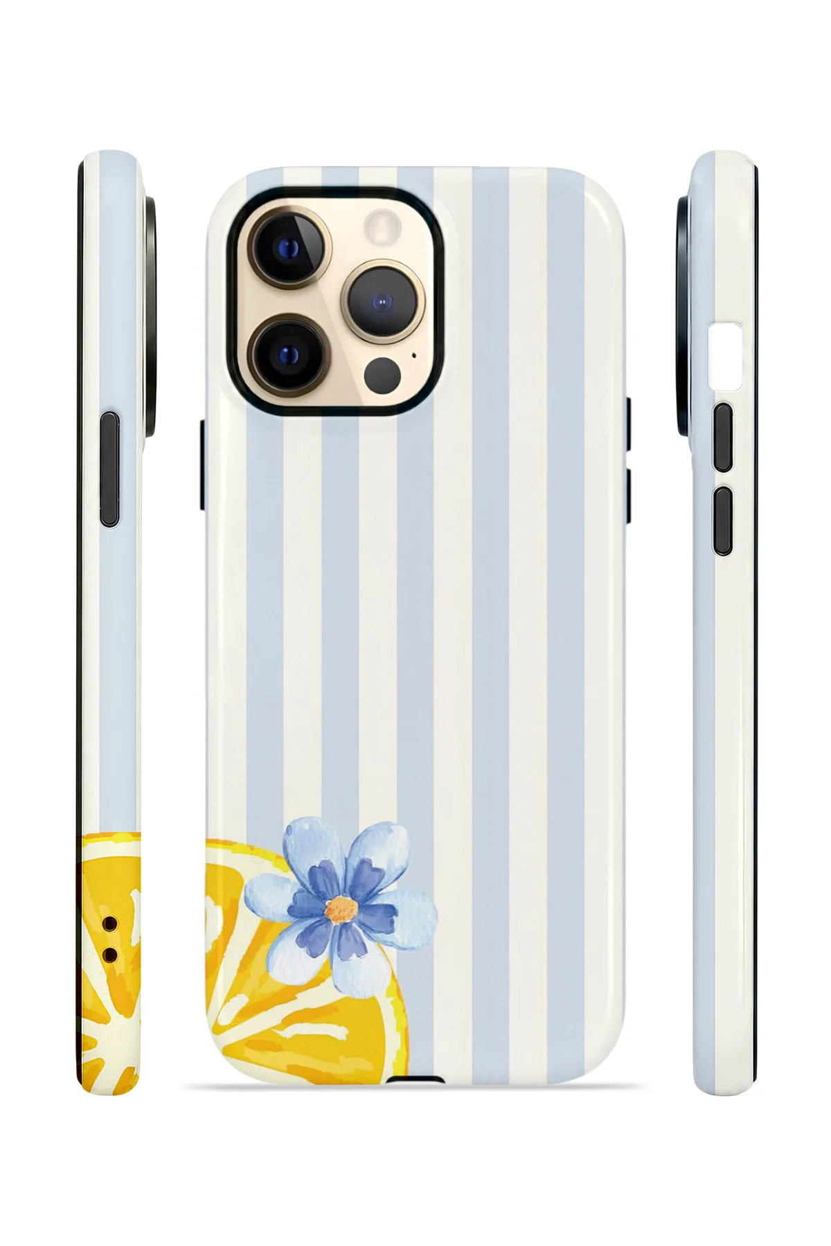 iPhone 12 Pro Vorian Yough Magsafe Kılıf Blue Lemon Blossom