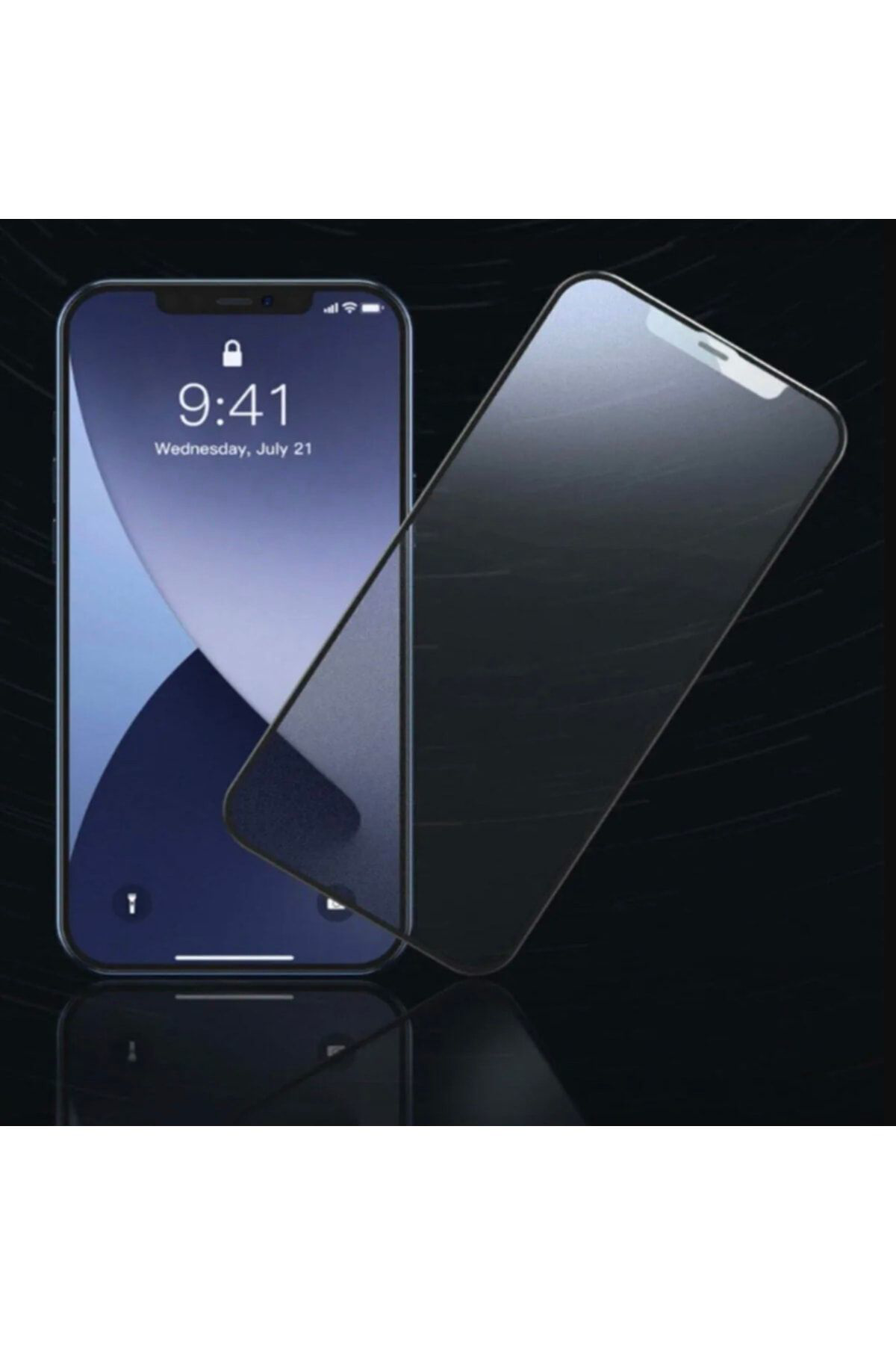 Iphone 12 Promax Için Tam Kaplayan Koruyucu Cam
