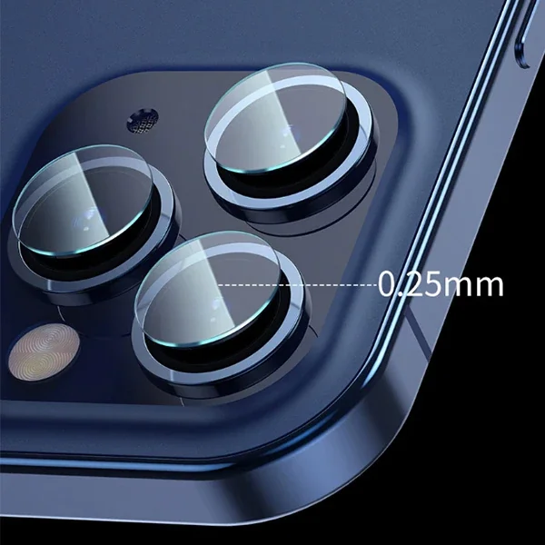 iPhone 12 Pro/Pro Max Kamera Lens Koruyucu Cam - 2’li Set Ultra Ince 9H