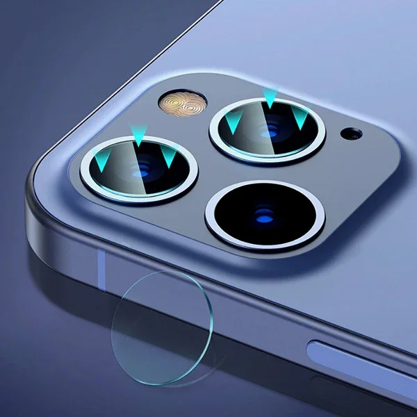 iPhone 12 Pro/Pro Max Kamera Lens Koruyucu Cam - 2’li Set Ultra Ince 9H