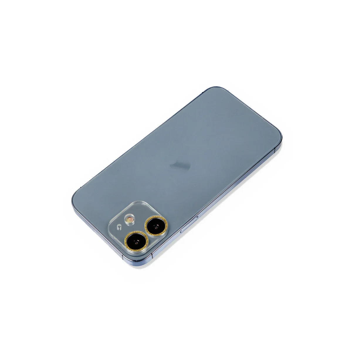 iPhone 12 Shine Kamera Lens Koruma Camı - Altın