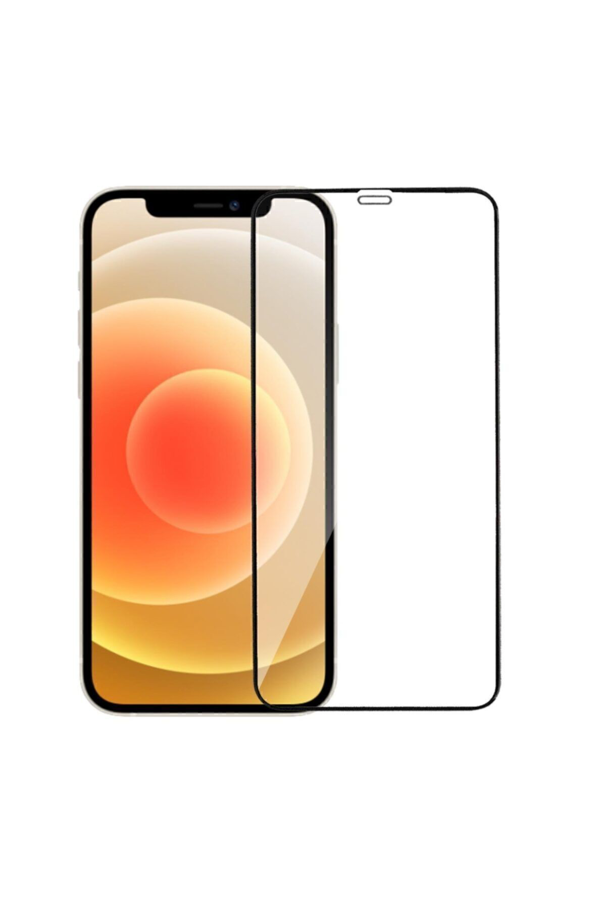 Iphone 12 Siyah Mat Seramik Ekran Koruyucu ''parmak Izi Ve Hava K
