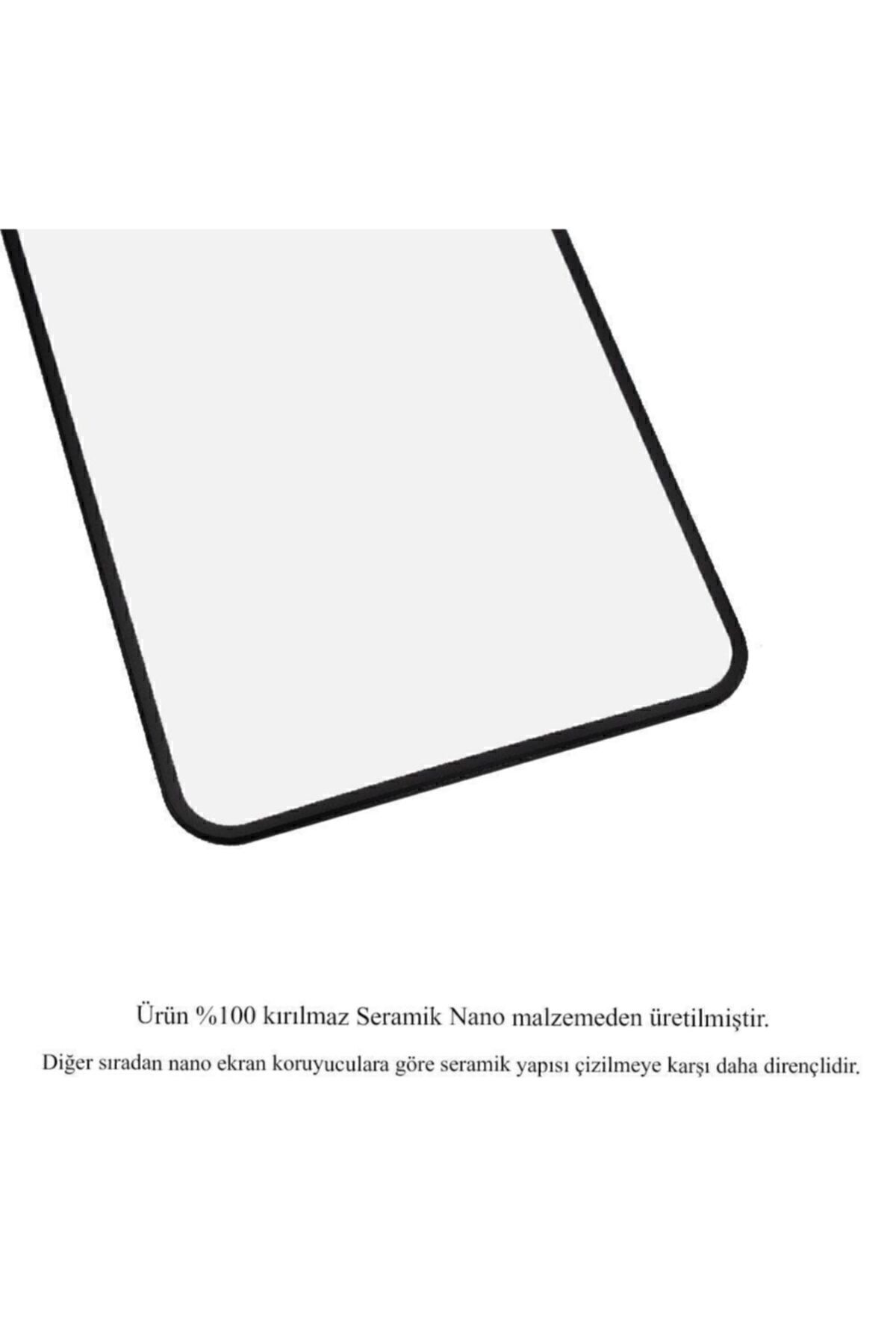 Iphone 12 Siyah Mat Seramik Ekran Koruyucu ''parmak Izi Ve Hava K