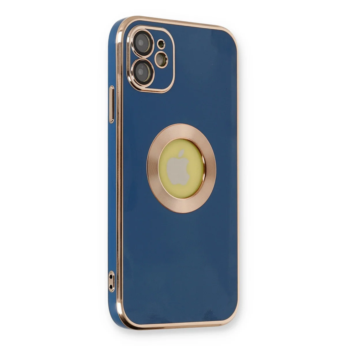 iPhone 12 Store Silikon Kılıf - Mavi, Şık ve Koruyucu Koruma Çözümü
