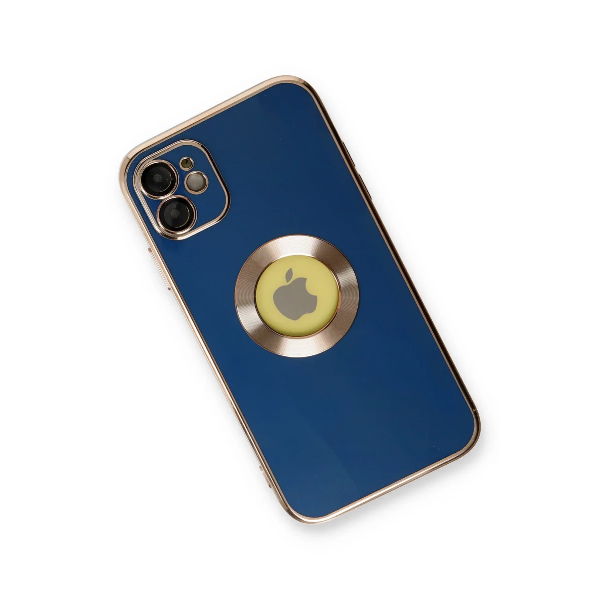 iPhone 12 Store Silikon Kılıf - Mavi, Şık ve Koruyucu Koruma Çözümü