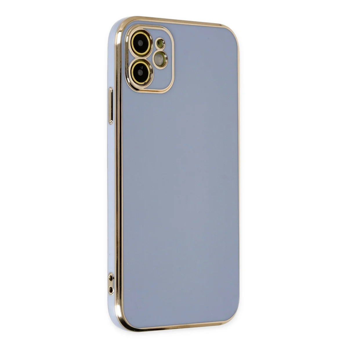 iPhone 12 Volet Silikon Kılıf Mavi - Premium Koruma ve Şık Tasarım