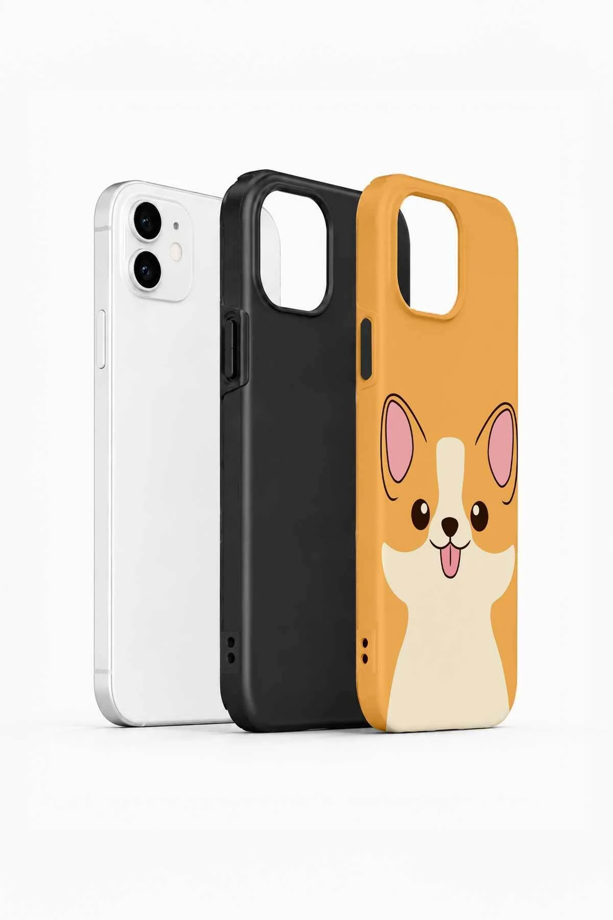 iPhone 12 Vorian Çift Katmanlı Corgili Kılıf iPhone 12 Vorian Çift Katmanlı Corgili Kılıf - Görsel 2