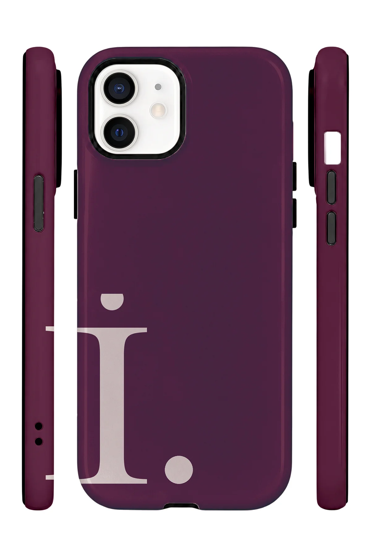iPhone 12 Vorian Çift Katmanlı Korumalı Kılıf Wine Blush İ iPhone 12 Vorian Çift Katmanlı Korumalı Kılıf Wine Blush İ