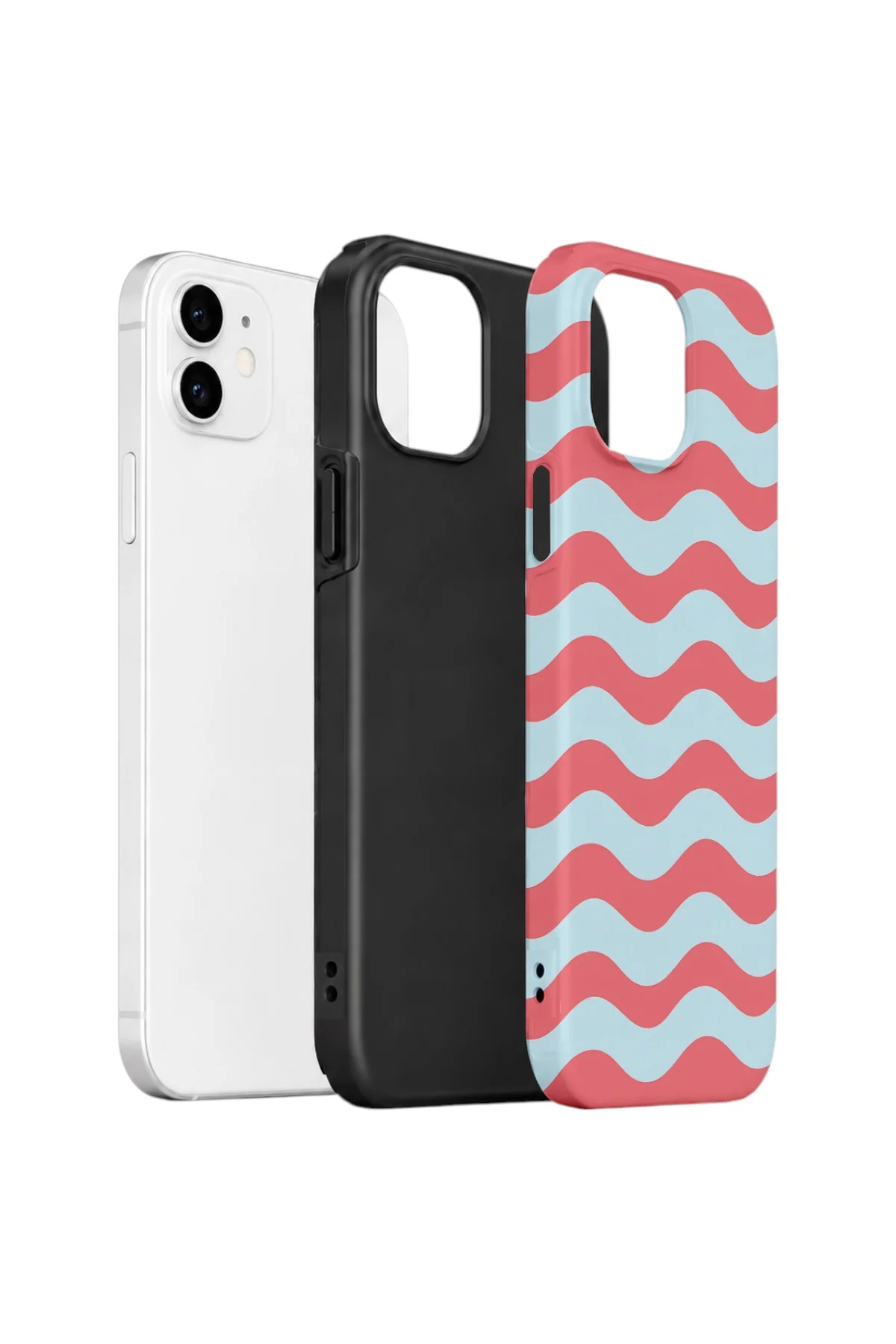 iPhone 12 Vorian Çift Katmanlı Kılıf Retro Wave Candy iPhone 12 Vorian Çift Katmanlı Kılıf Retro Wave Candy
