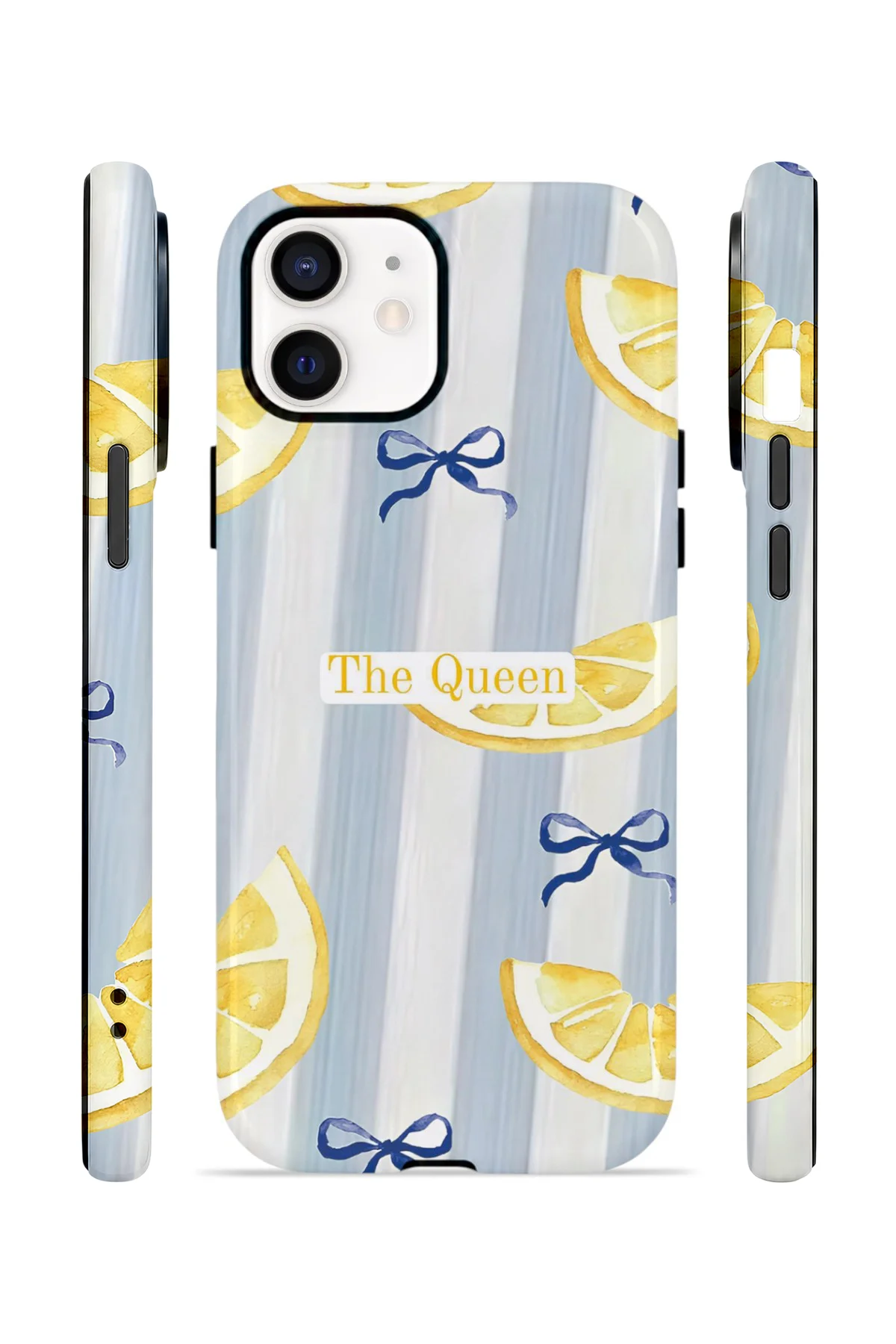 iPhone 12 Vorian Çift Katmanlı MagSafe Kılıf Queen Lemon Bow