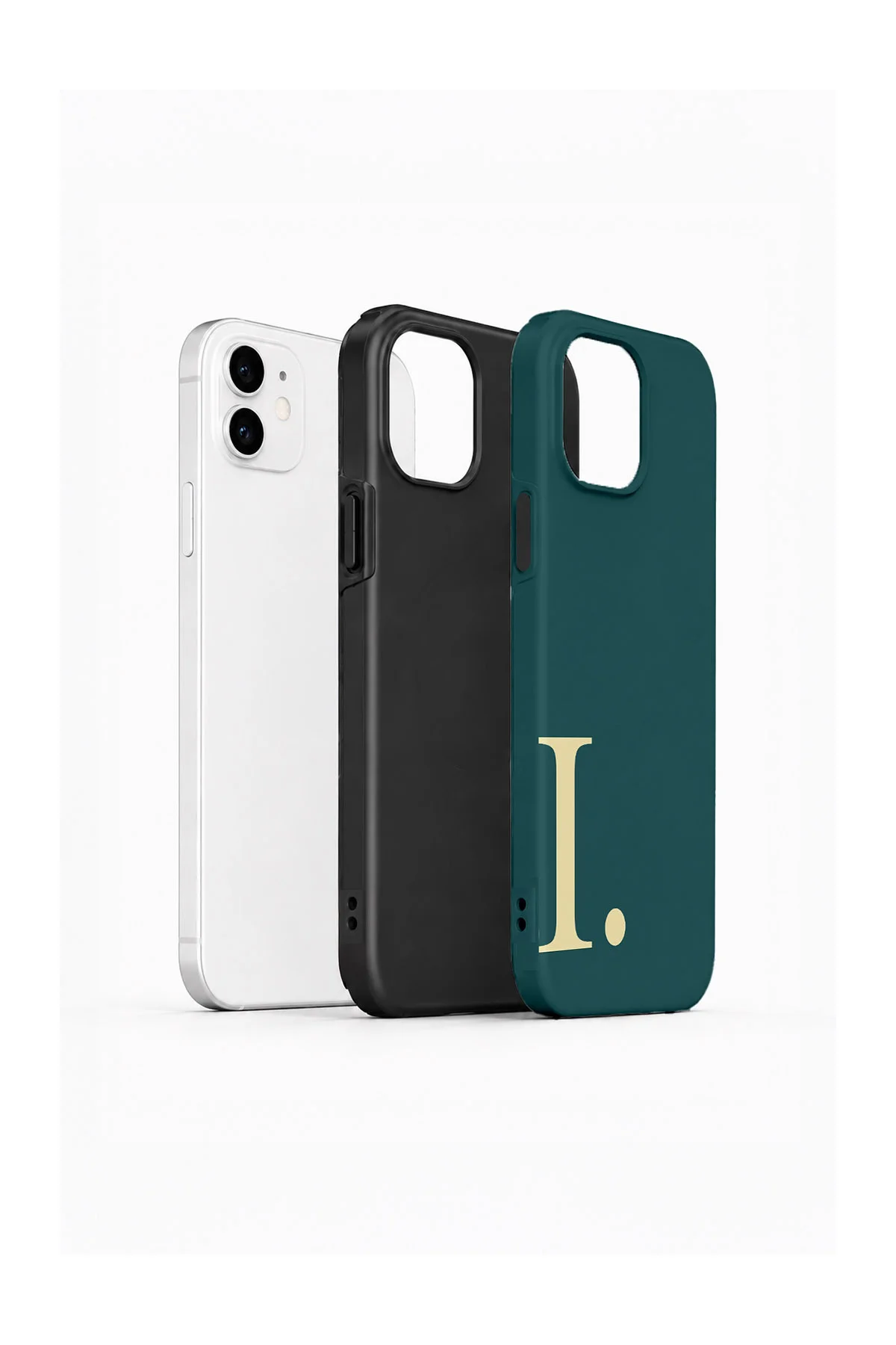 iPhone 12 Vorian Çift Katmanlı Korumalı Kılıf Petrol Cream I iPhone 12 Vorian Çift Katmanlı Korumalı Kılıf Petrol Cream I
