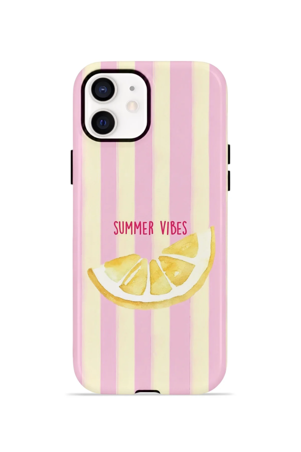 iPhone 12 Vorian Çift Katmanlı MagSafe Kılıf Summer Vibes Lemon