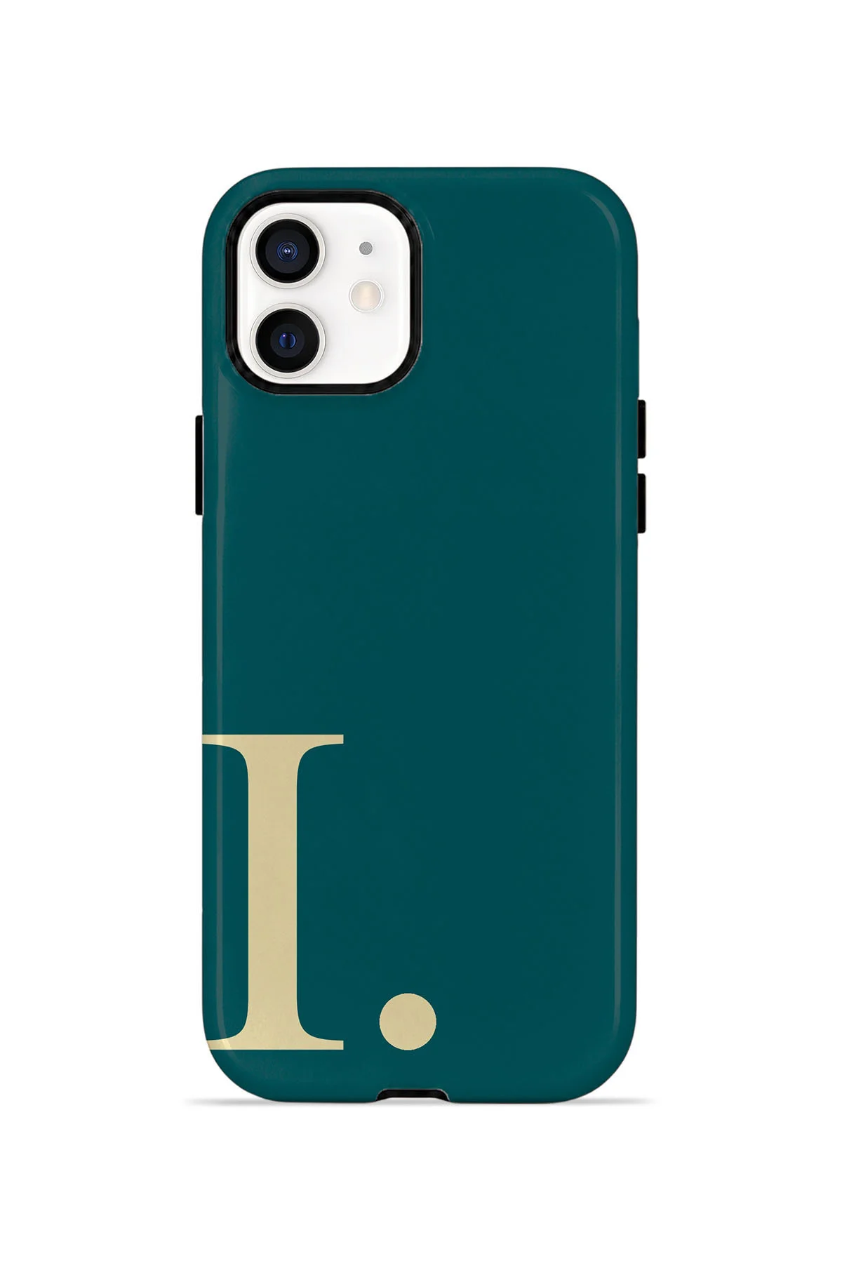 iPhone 12 Vorian Çift Katmanlı Korumalı Kılıf Petrol Cream I iPhone 12 Vorian Çift Katmanlı Korumalı Kılıf Petrol Cream I