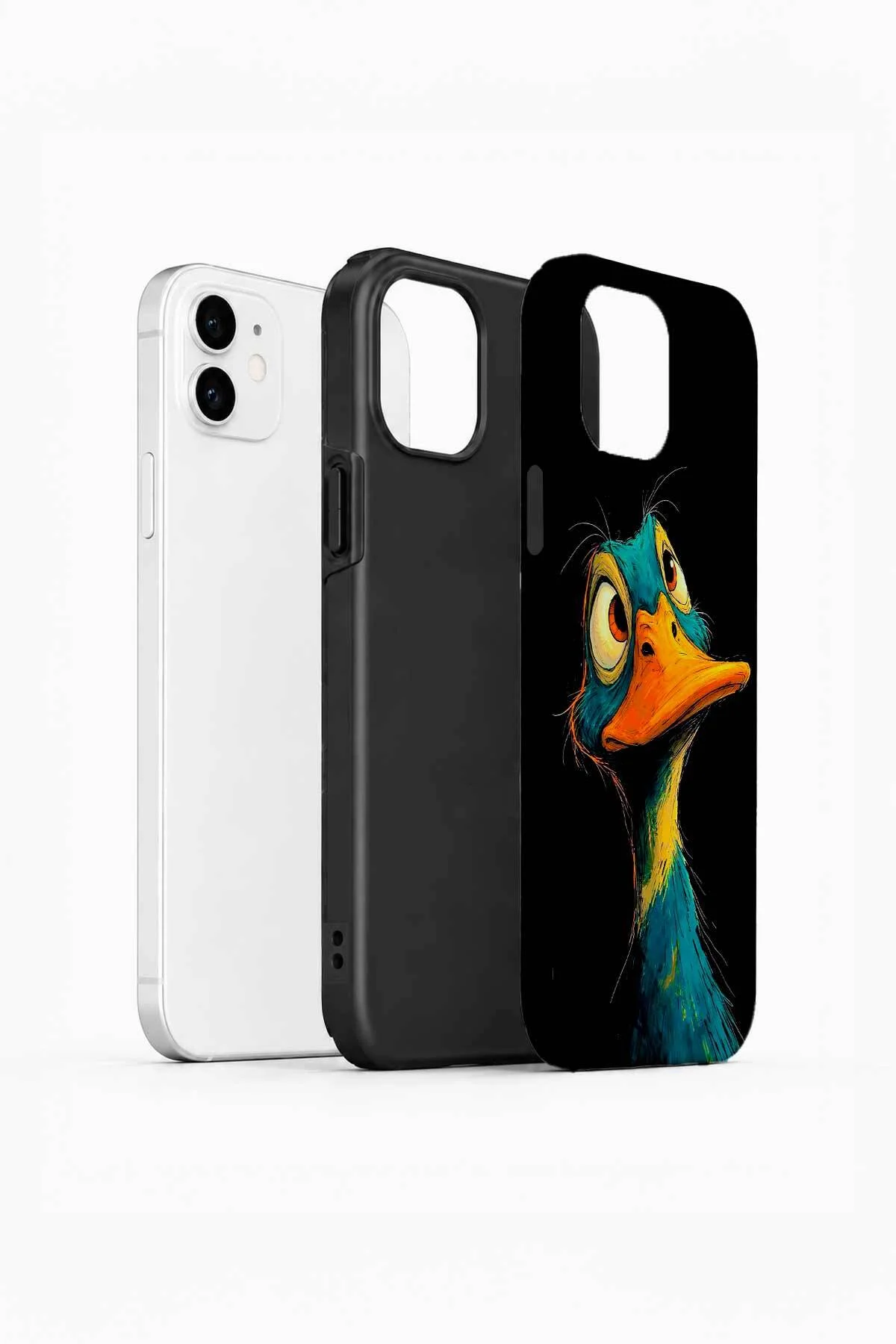 iPhone 12 Vorian Çift Katmanlı Neon Ördekli Kılıf iPhone 12 Vorian Çift Katmanlı Neon Ördekli Kılıf - Görsel 2