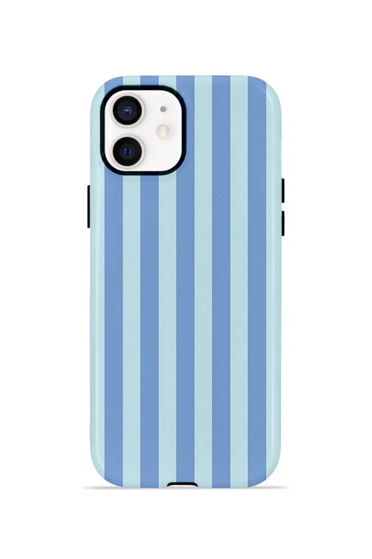 iPhone 12 Vorian Çift Katmanlı MagSafe Kılıf Blue Gelato Stripe