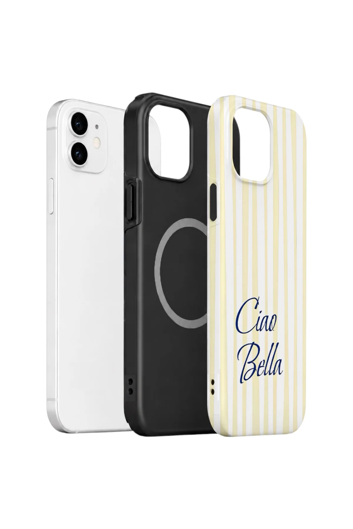 iPhone 12 Vorian Çift Katmanlı MagSafe Kılıf Ciao Bella Lemon