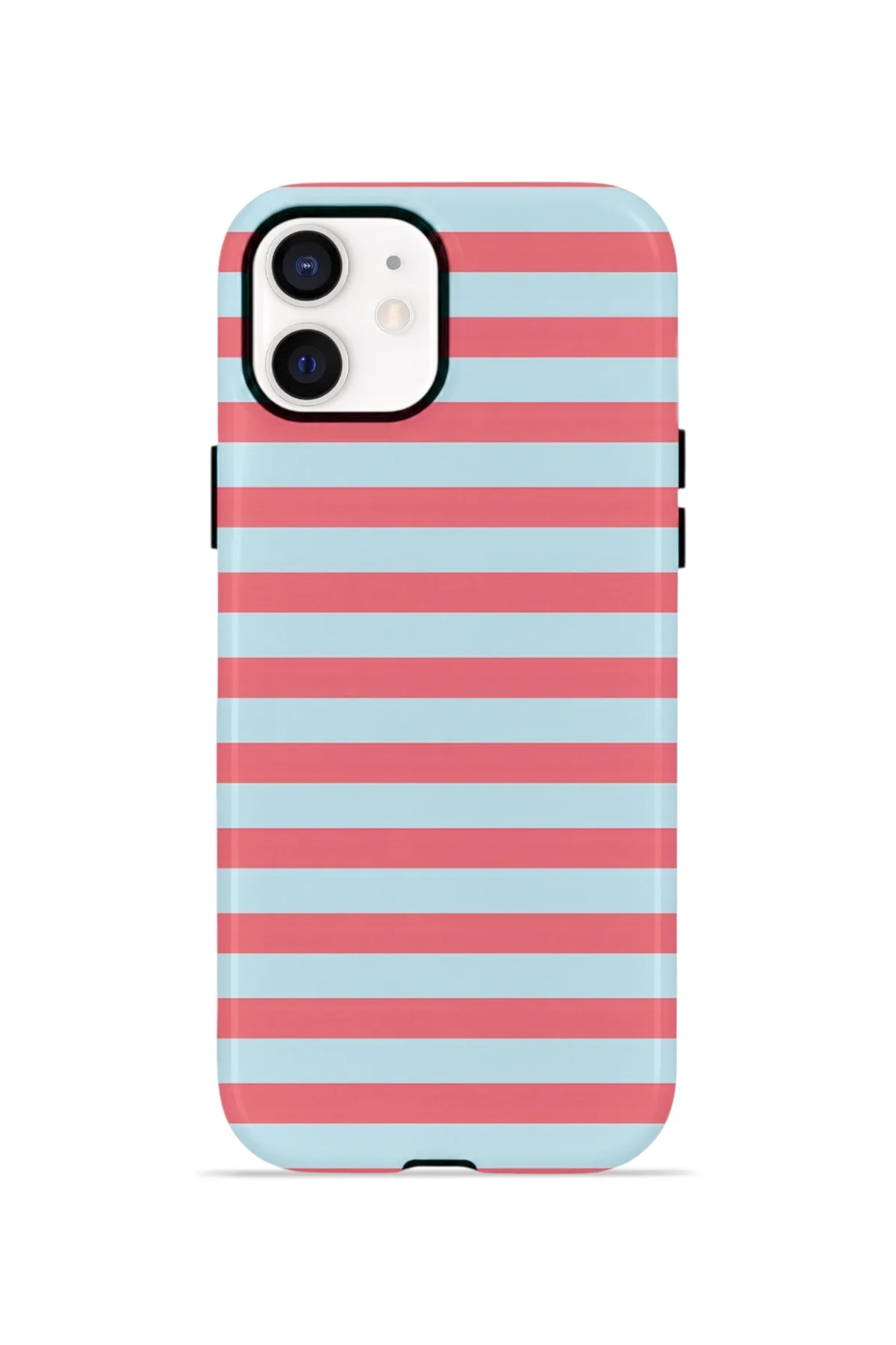 iPhone 12 Vorian Çift Katmanlı MagSafe Kılıf Candy Horizon Stripe
