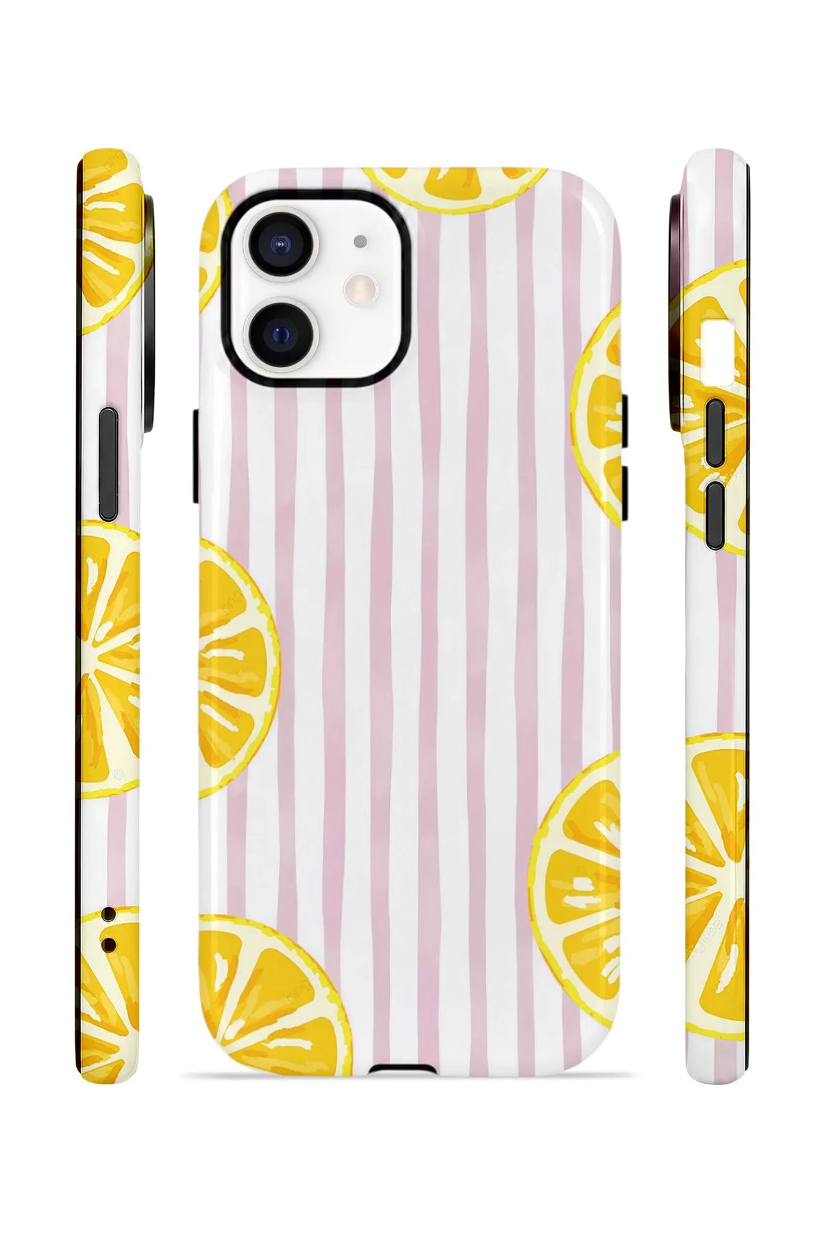 iPhone 12 Vorian Çift Katmanlı MagSafe Kılıf Pink Lemon Window