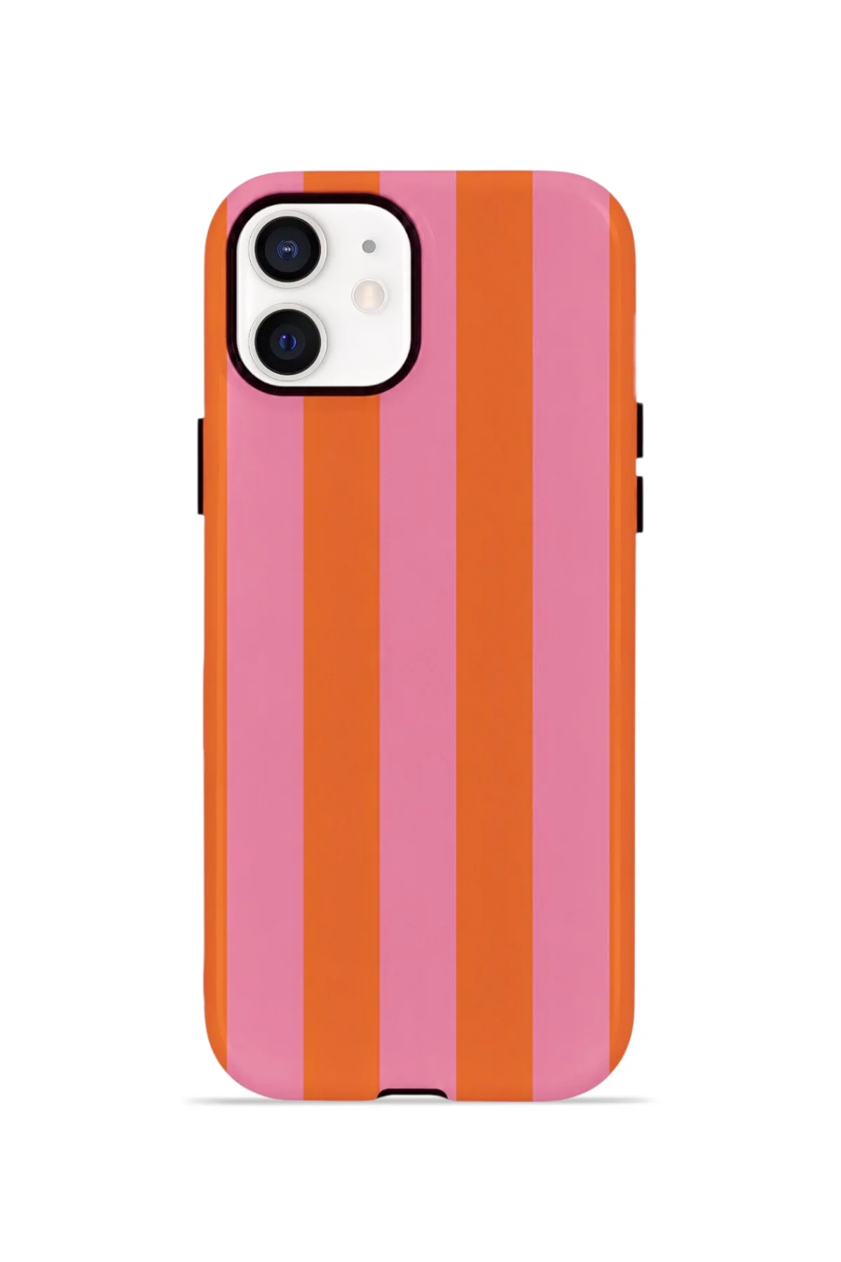 iPhone 12 Vorian Yough Kılıf Tangerine Rose Stripe